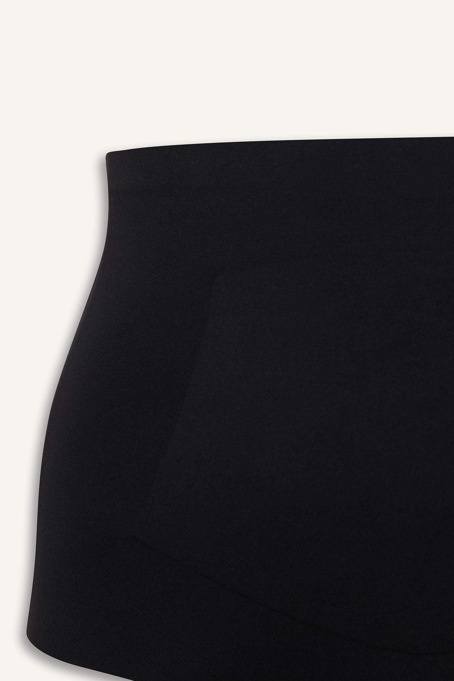 Siyah Yüksek Bel Slip Korse-Fall in Love