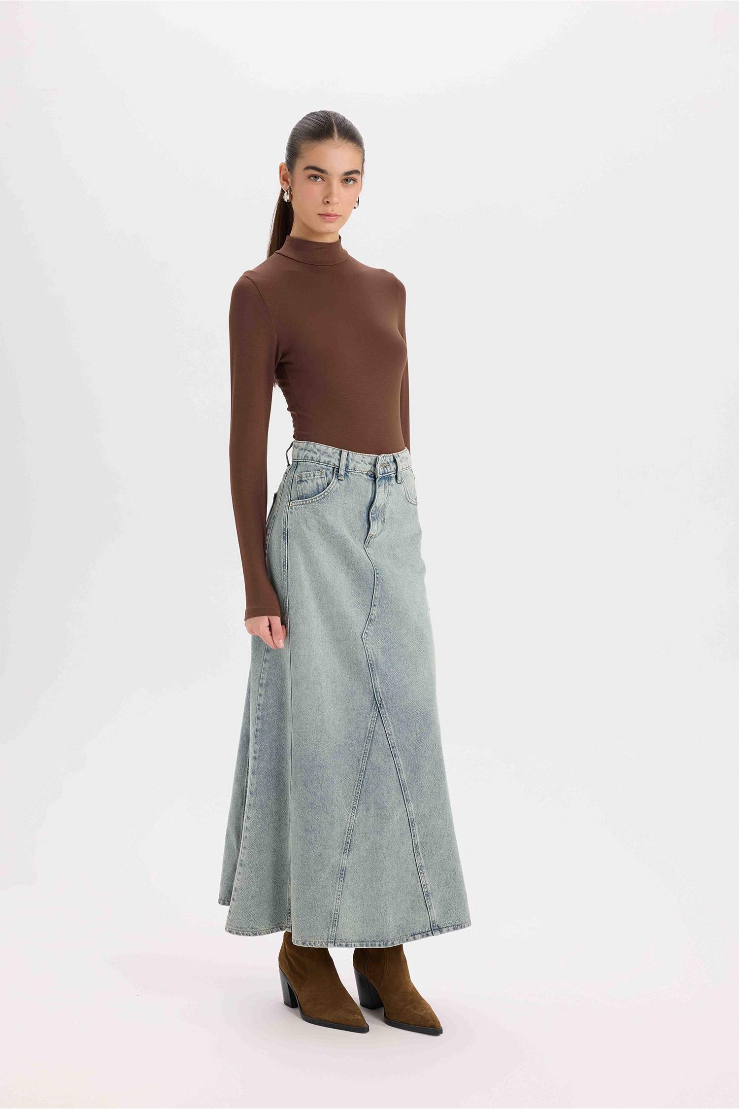 تي شيرت كم طويل سليم فيت