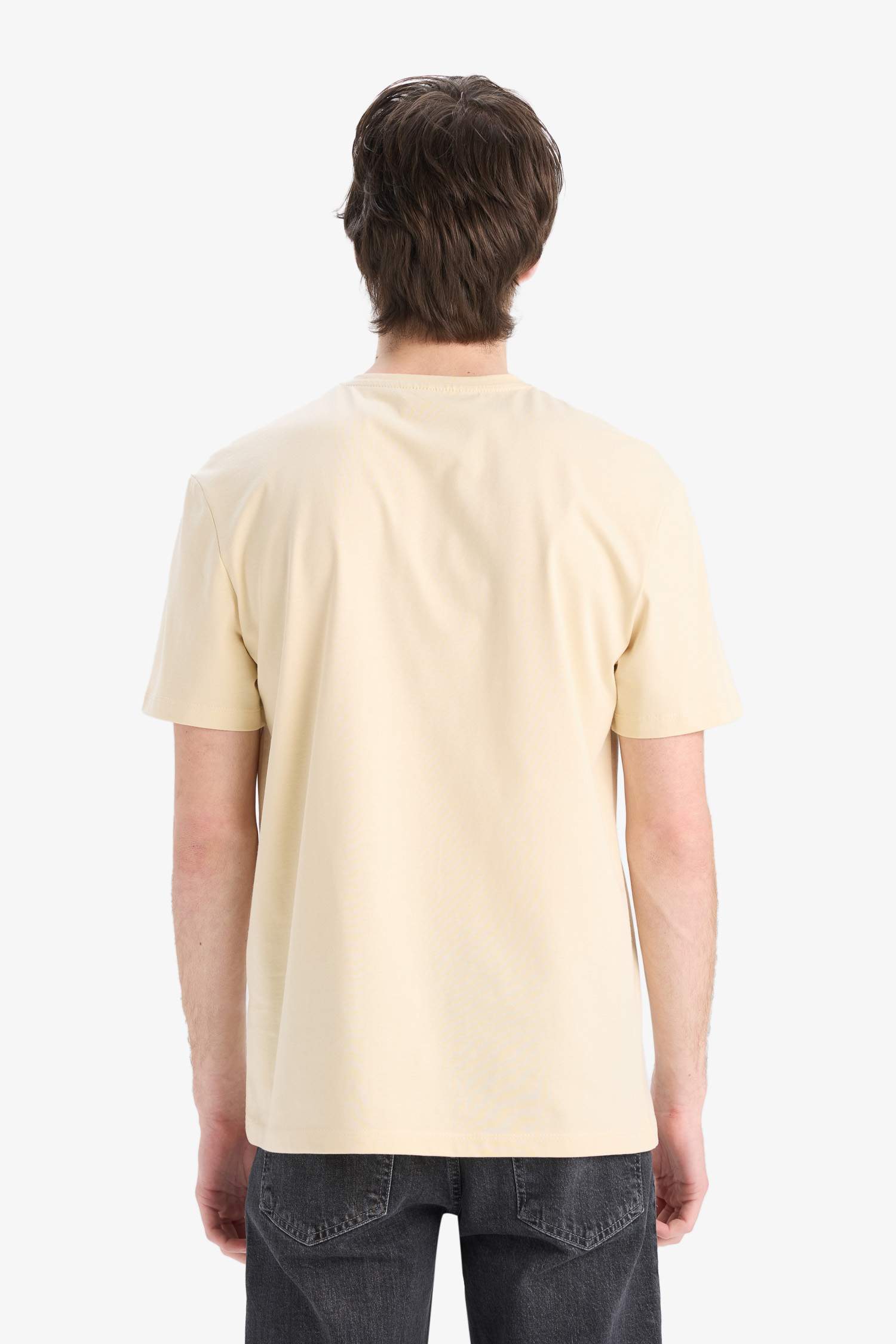 %100 Pamuk Looney Tunes Regular Fit Bisiklet Yaka Baskılı Kısa Kollu Tişört