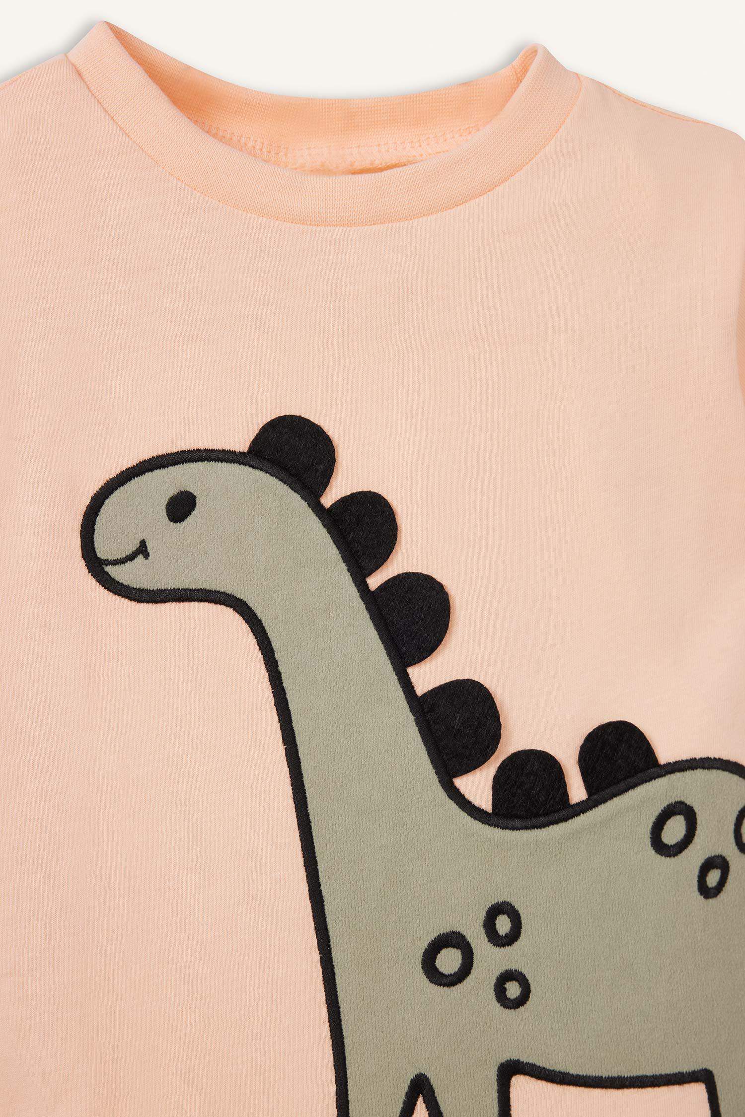 طقم بيجاما أولاد من قطن ممشط تيشيرت و شورت - قطعتين