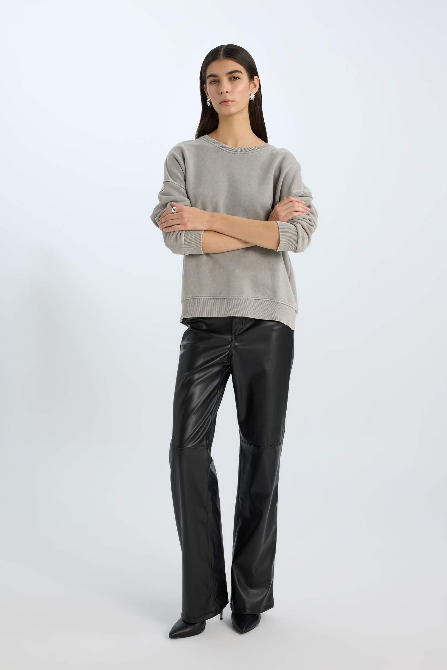 Sweatshirt Oversize Basique à col rond