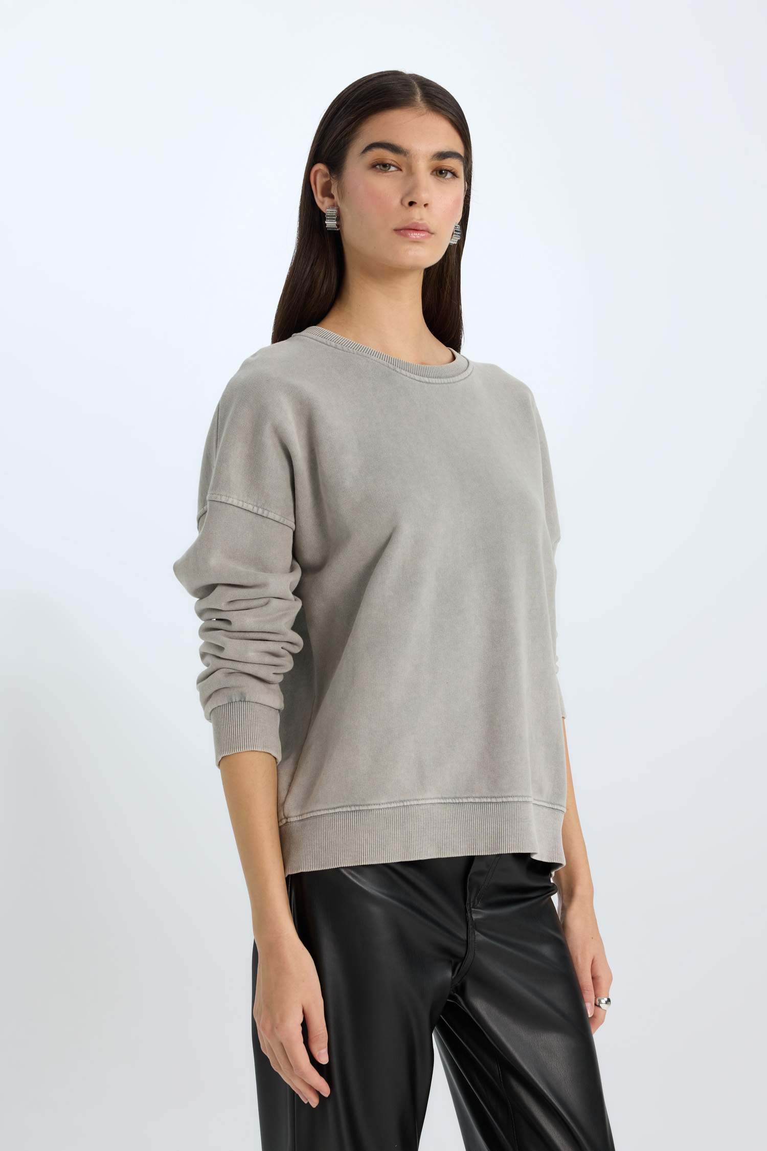 Sweatshirt Oversize Basique à col rond