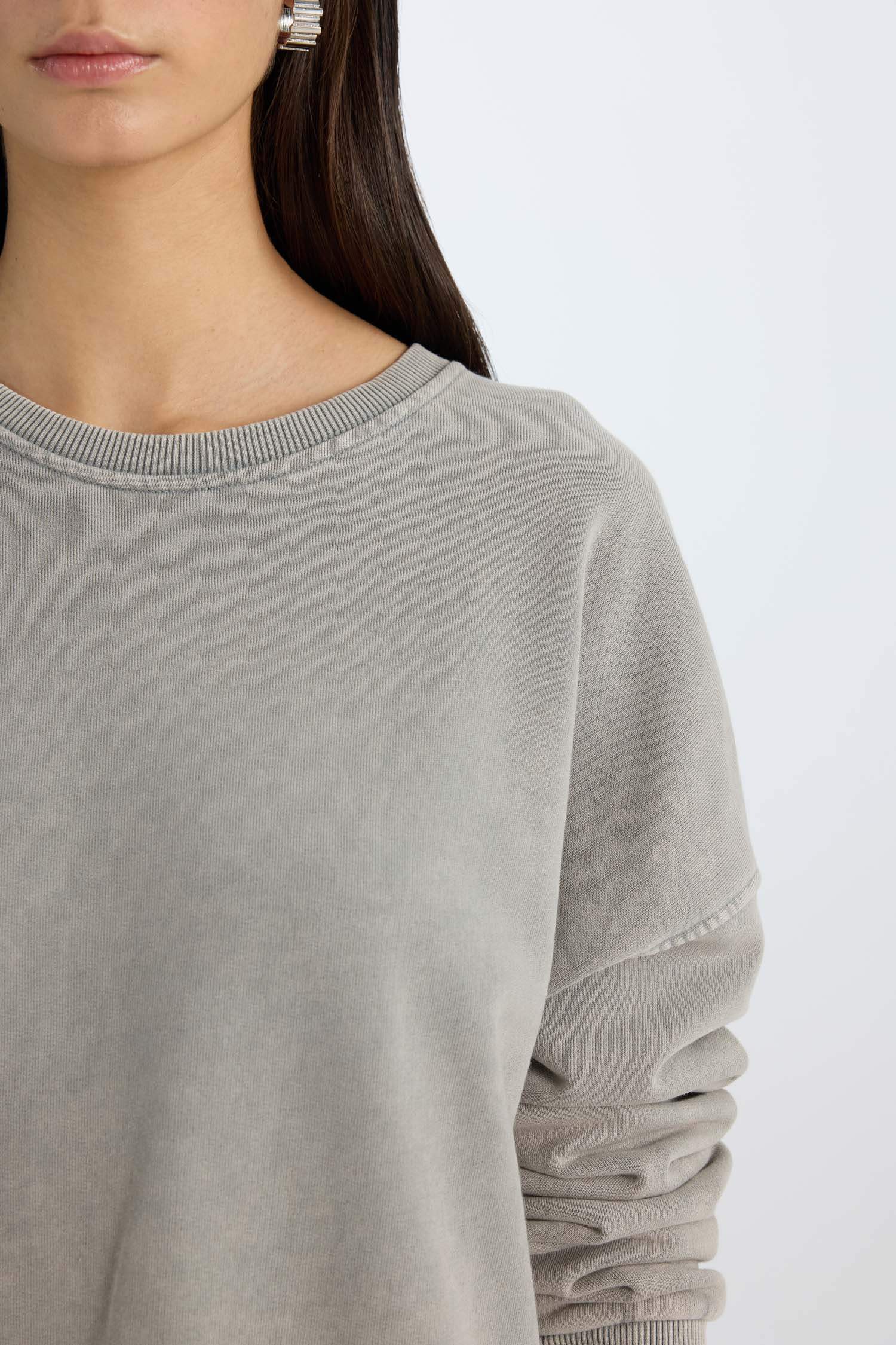 Sweatshirt Oversize Basique à col rond
