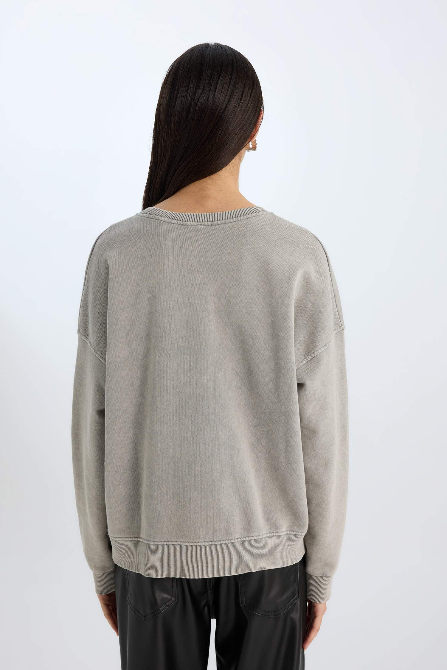 Sweatshirt Oversize Basique à col rond
