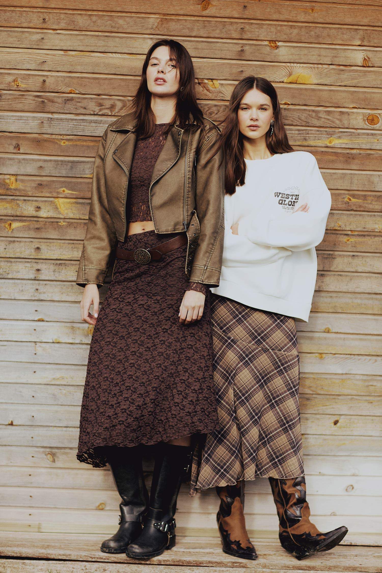 تنورة ميدي بمربعات من التول بخصر عادي