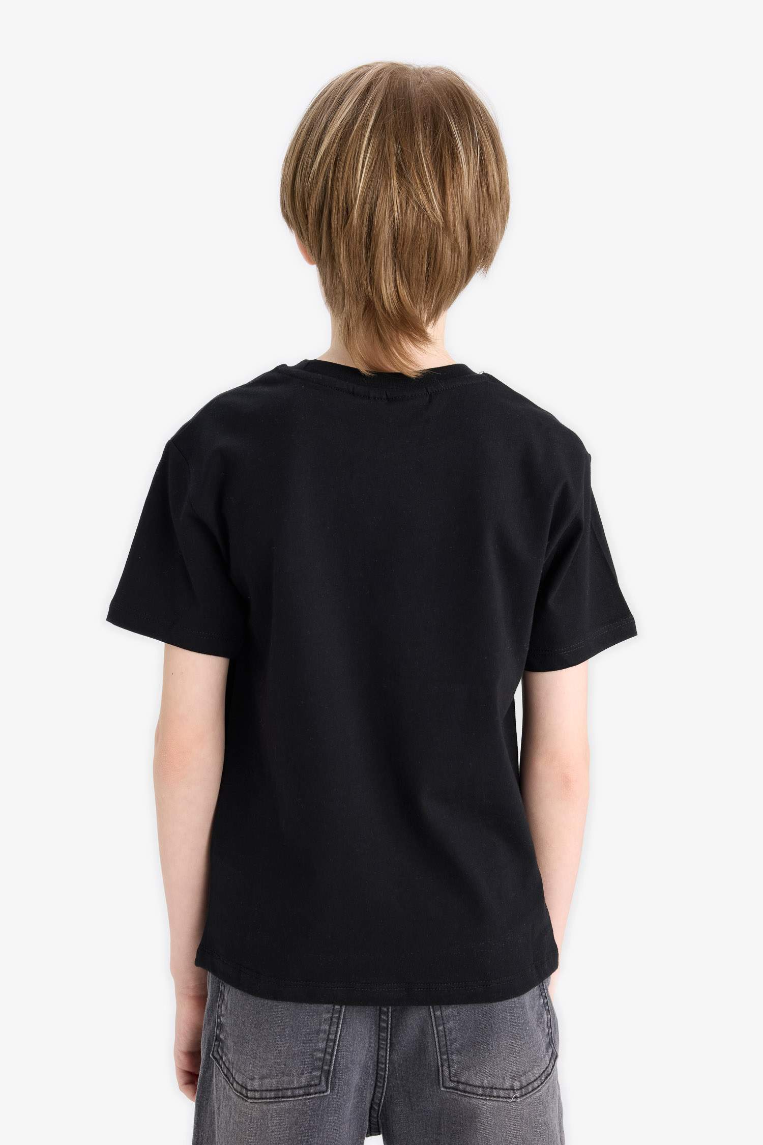 Erkek Çocuk Hot Wheels Bisiklet Yaka Kısa Kollu Tişört