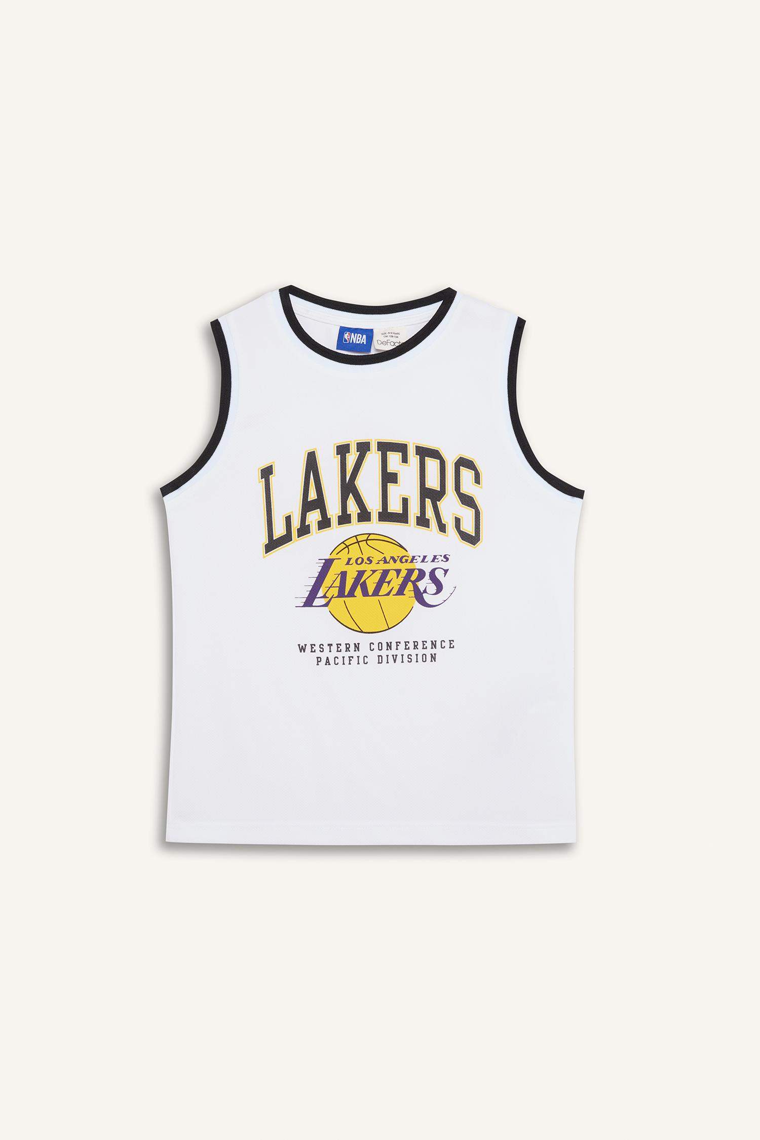 تيشيرت كت اولادي برقبة مستديرة من لوس أنجلوس ليكرز