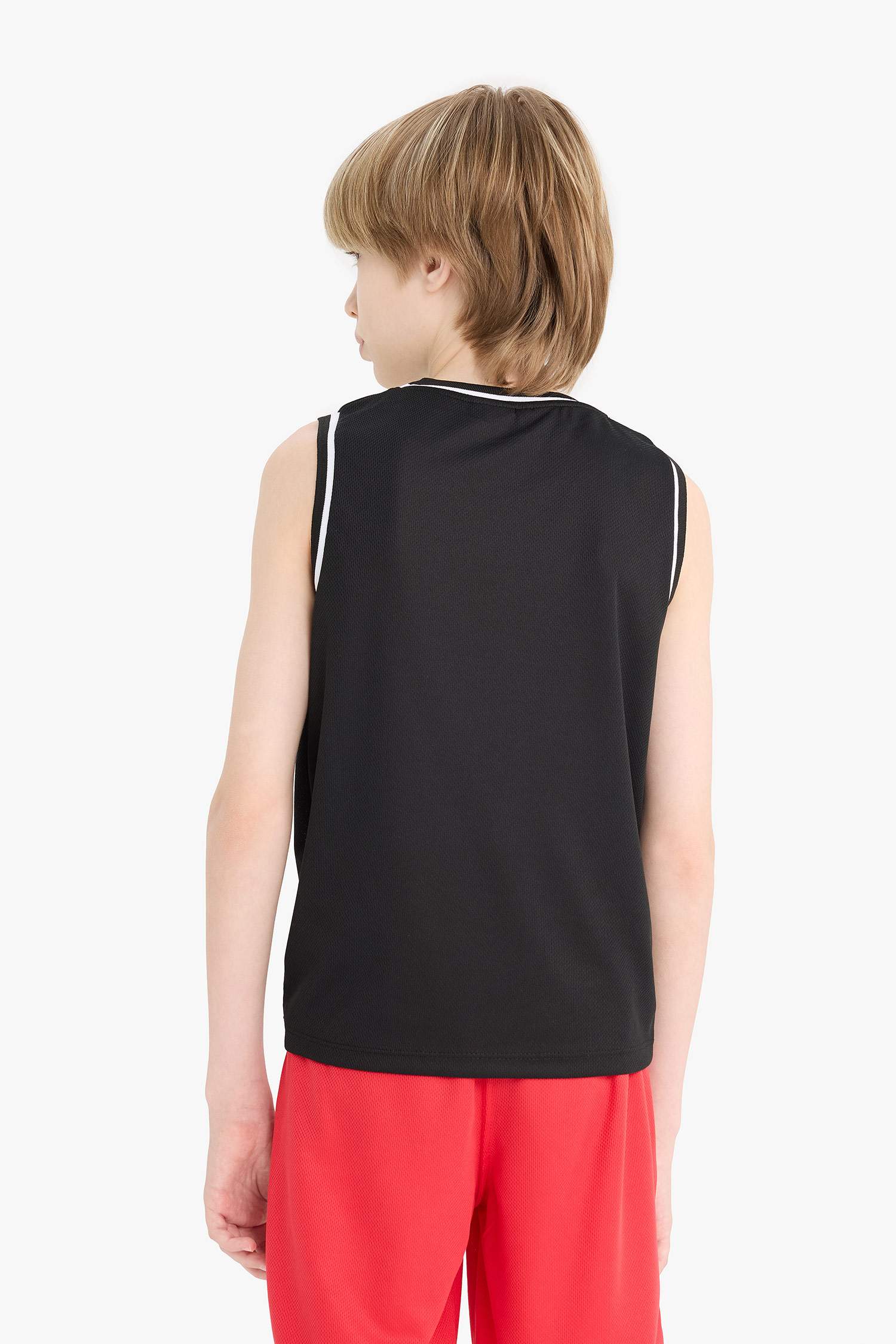 Erkek Çocuk NBA Chicago Bulls Bisiklet Yaka Atlet