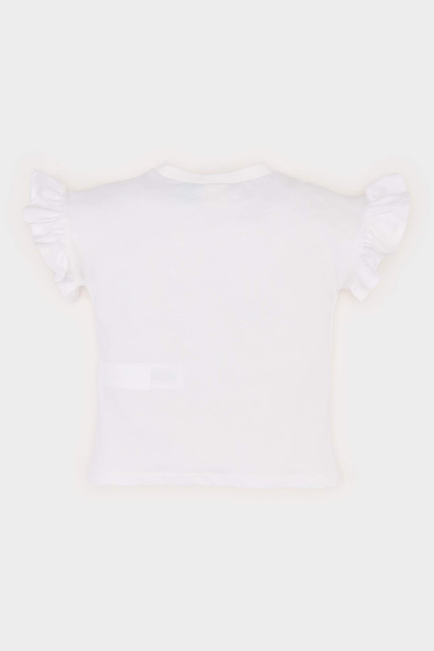 تيشيرت بناتي نص ردن قصة عادية بياخة مستديرة من ديزني برنسيس