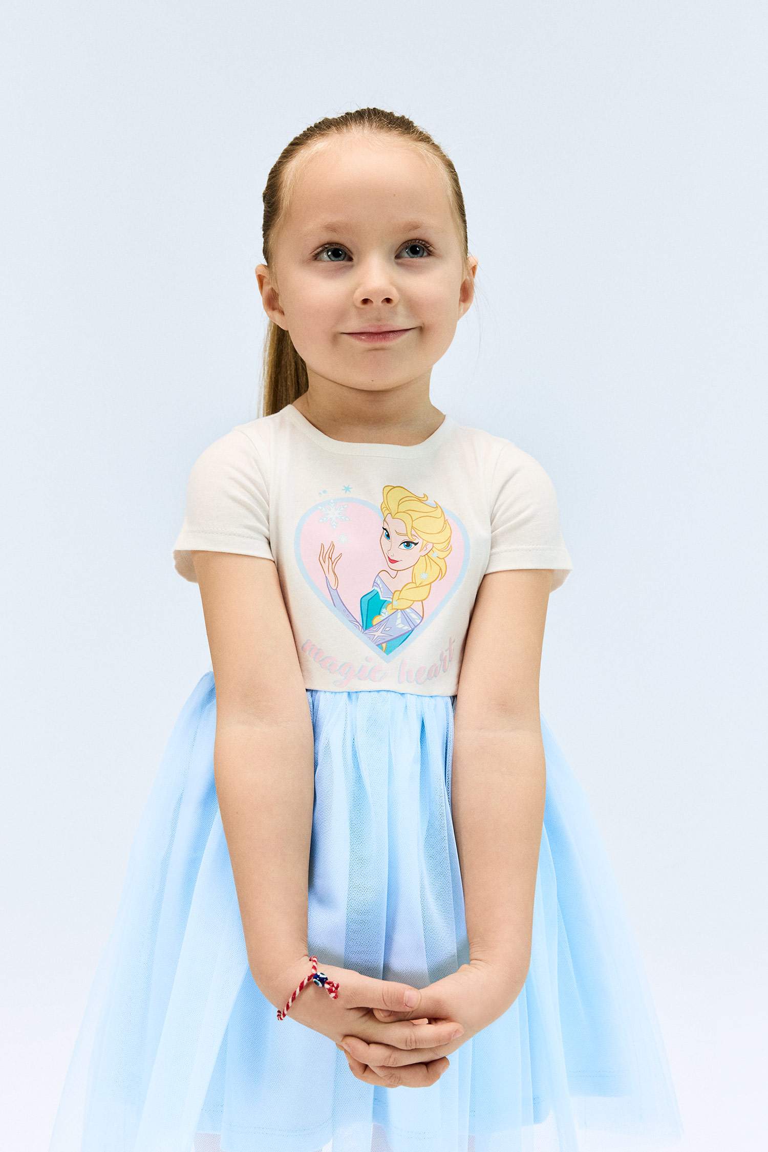 Baby Girl Frozen Short Sleeve Tulle Dress