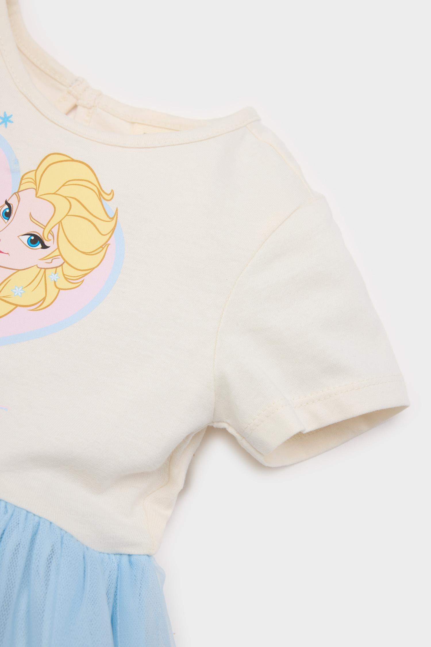 Baby Girl Frozen Short Sleeve Tulle Dress