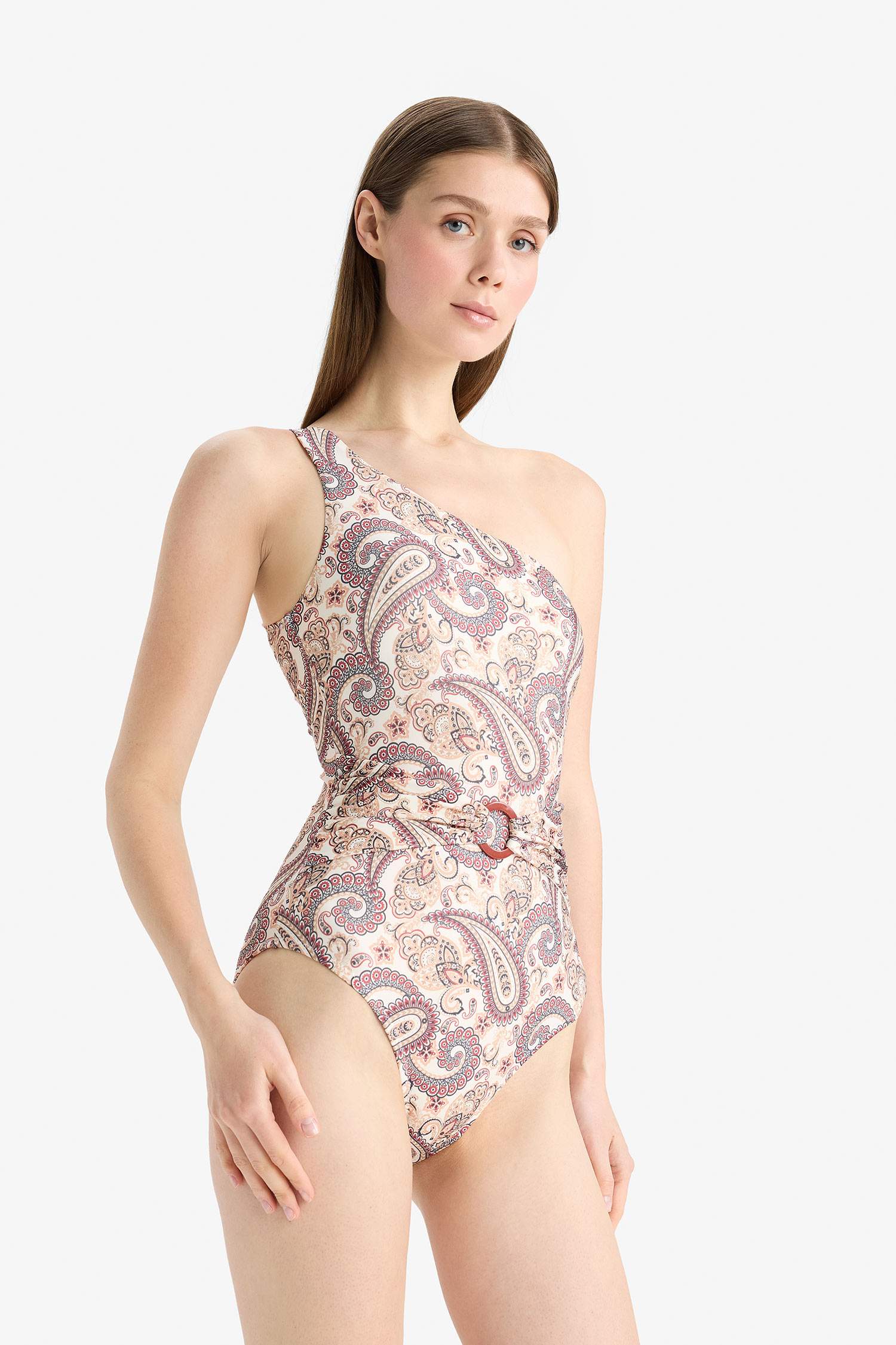 مايوه مطبوع قصة عادية من Fall in Love