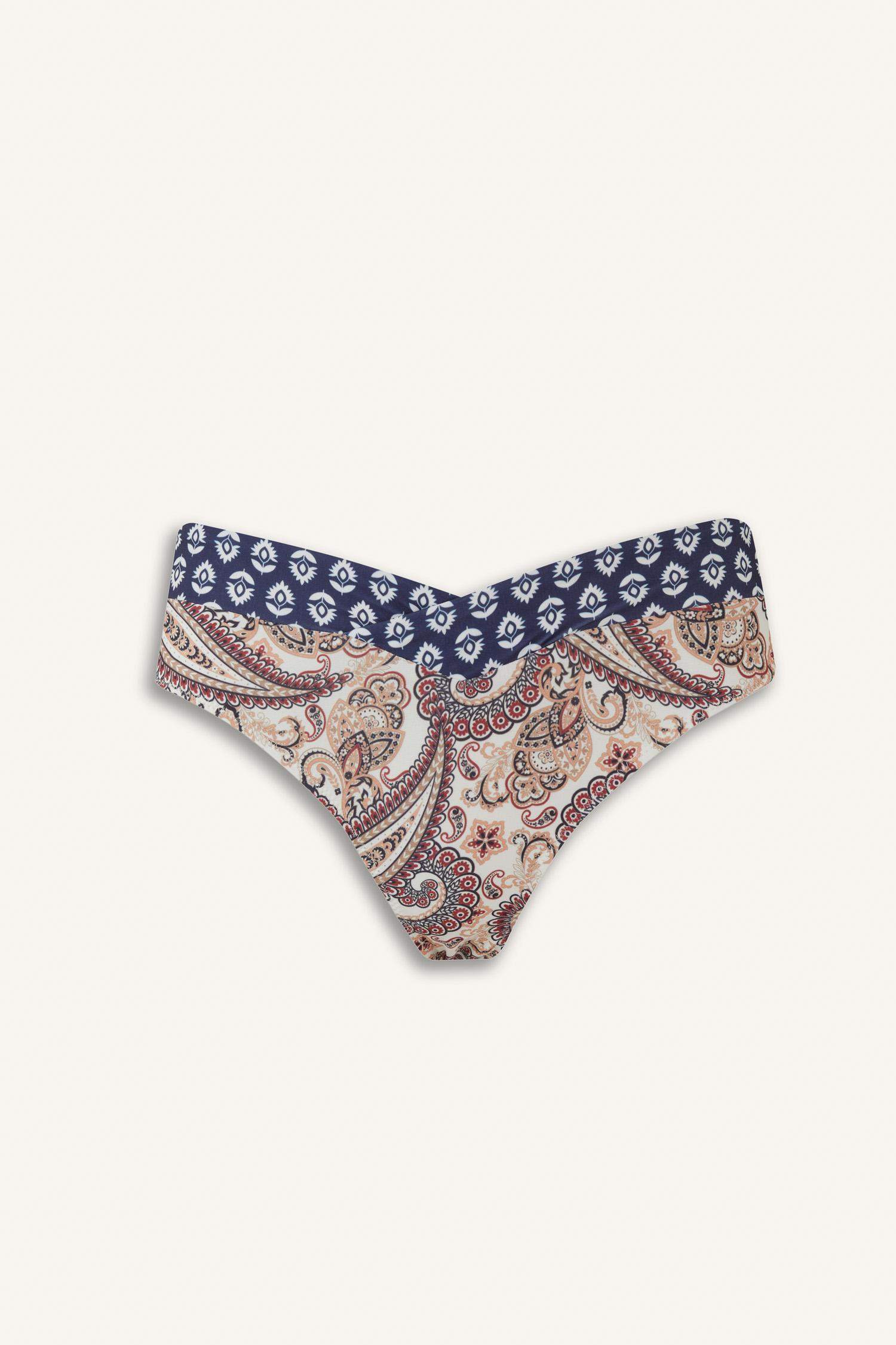 Regular Fit Desenli Bikini Altı