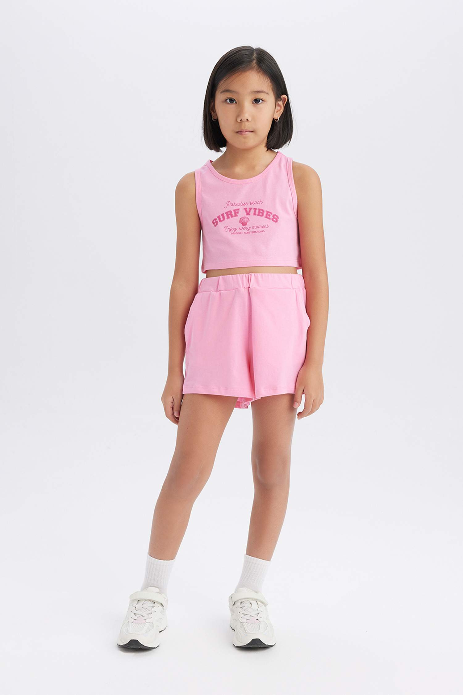 Ensemble Débardeur crop top et Short pour fille
