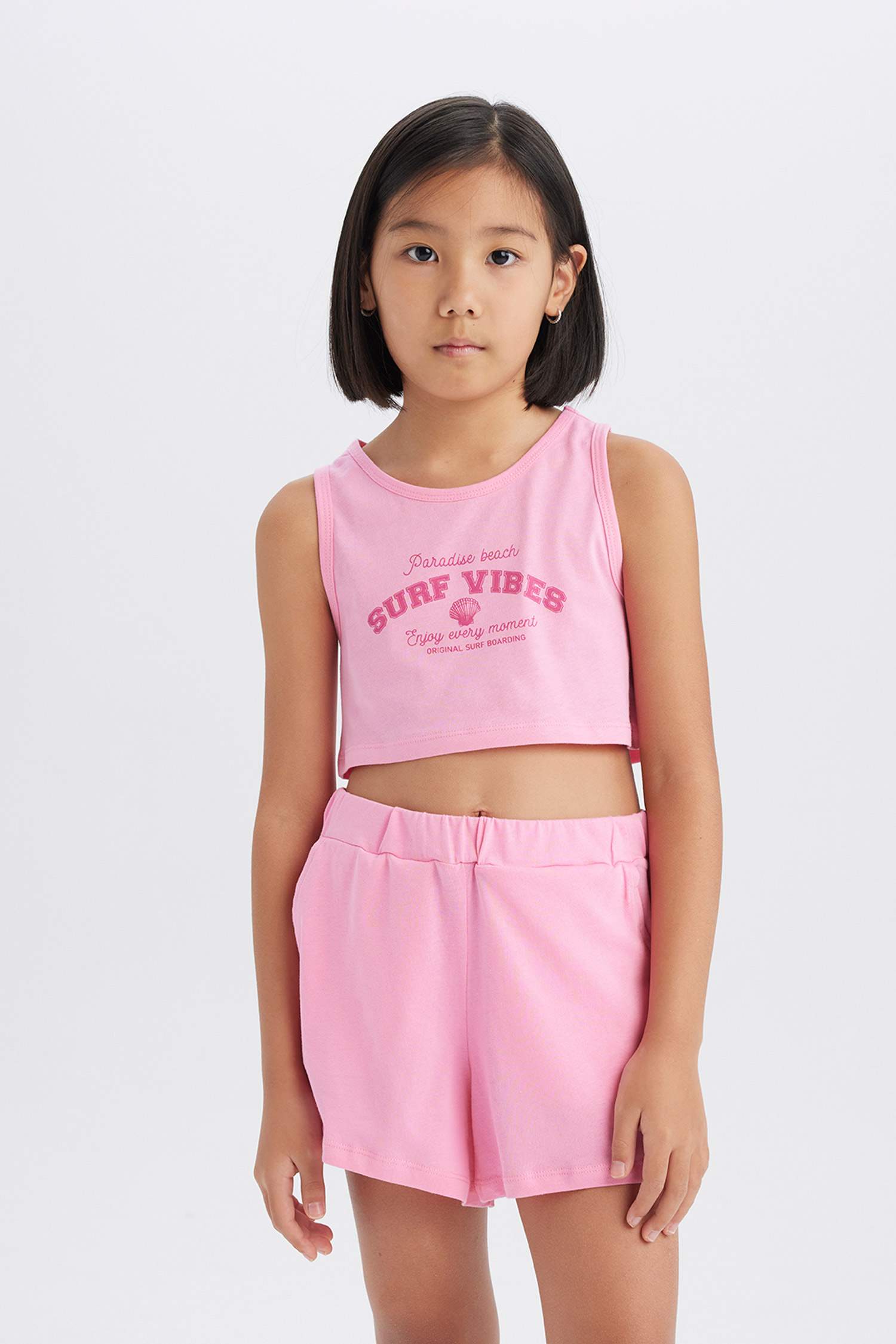 Ensemble Débardeur crop top et Short pour fille