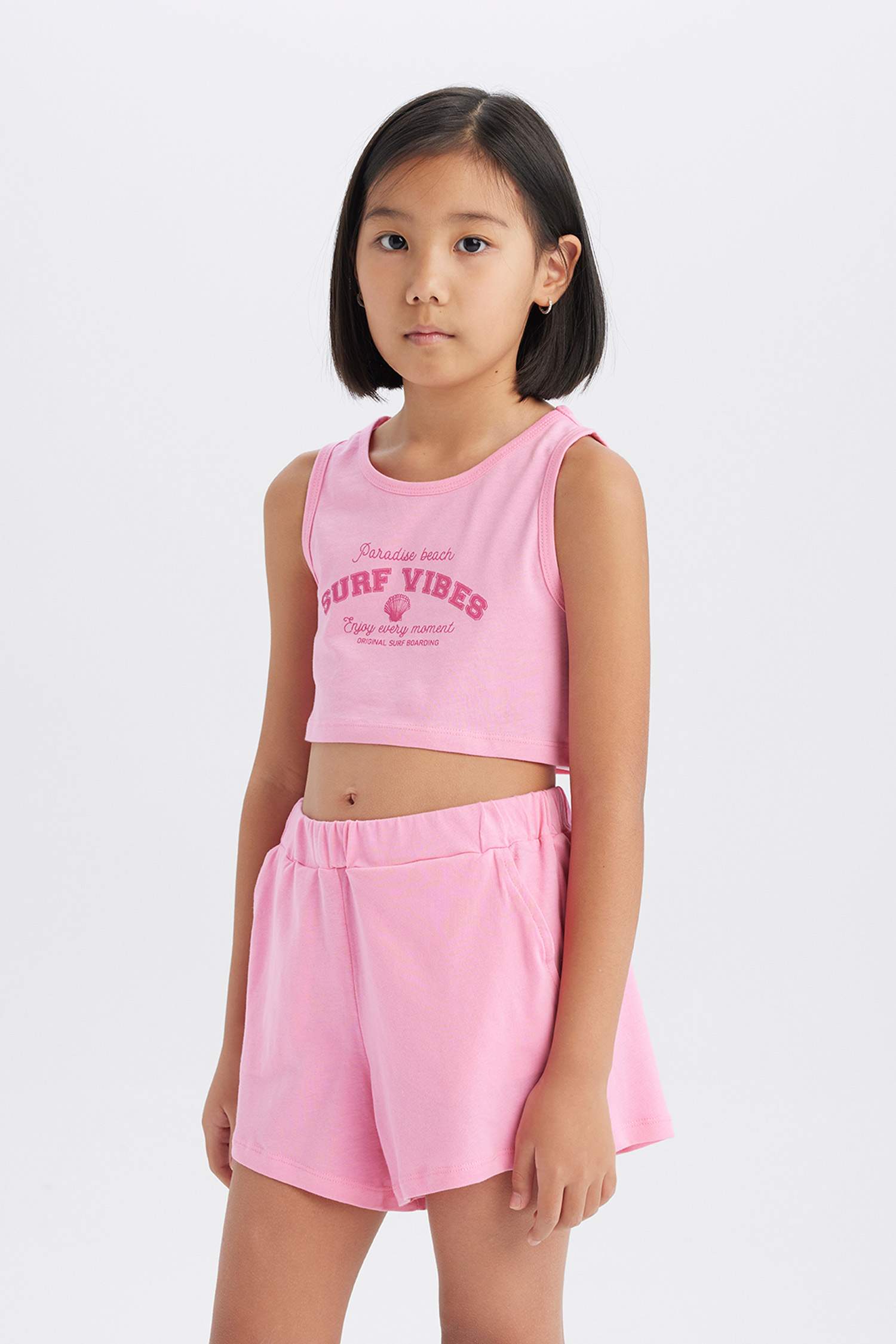 Ensemble Débardeur crop top et Short pour fille