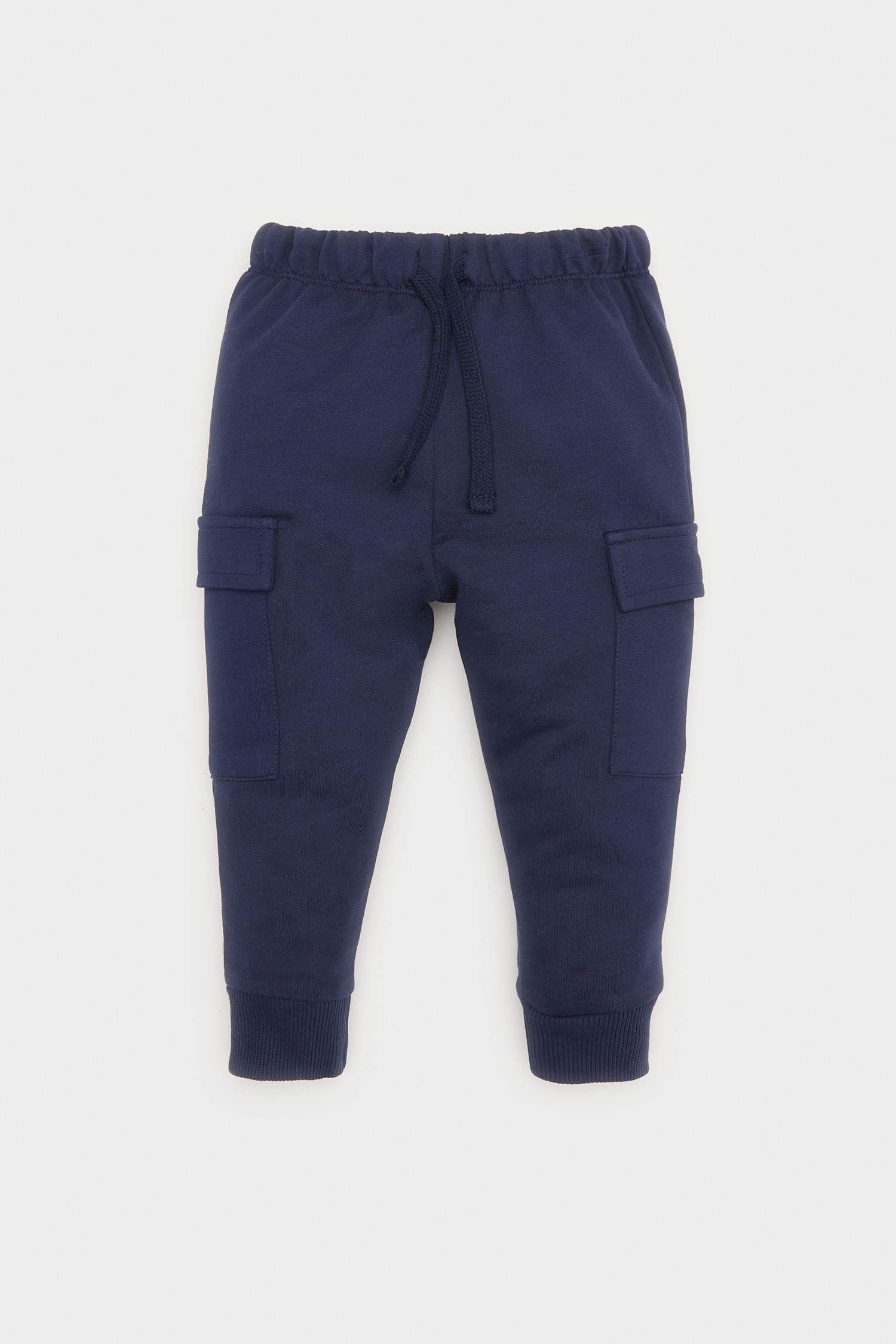 Erkek Bebek 2'li Takım Baskılı Kapüşonlu Kısa Kollu Sweatshirt Eşofman Altı