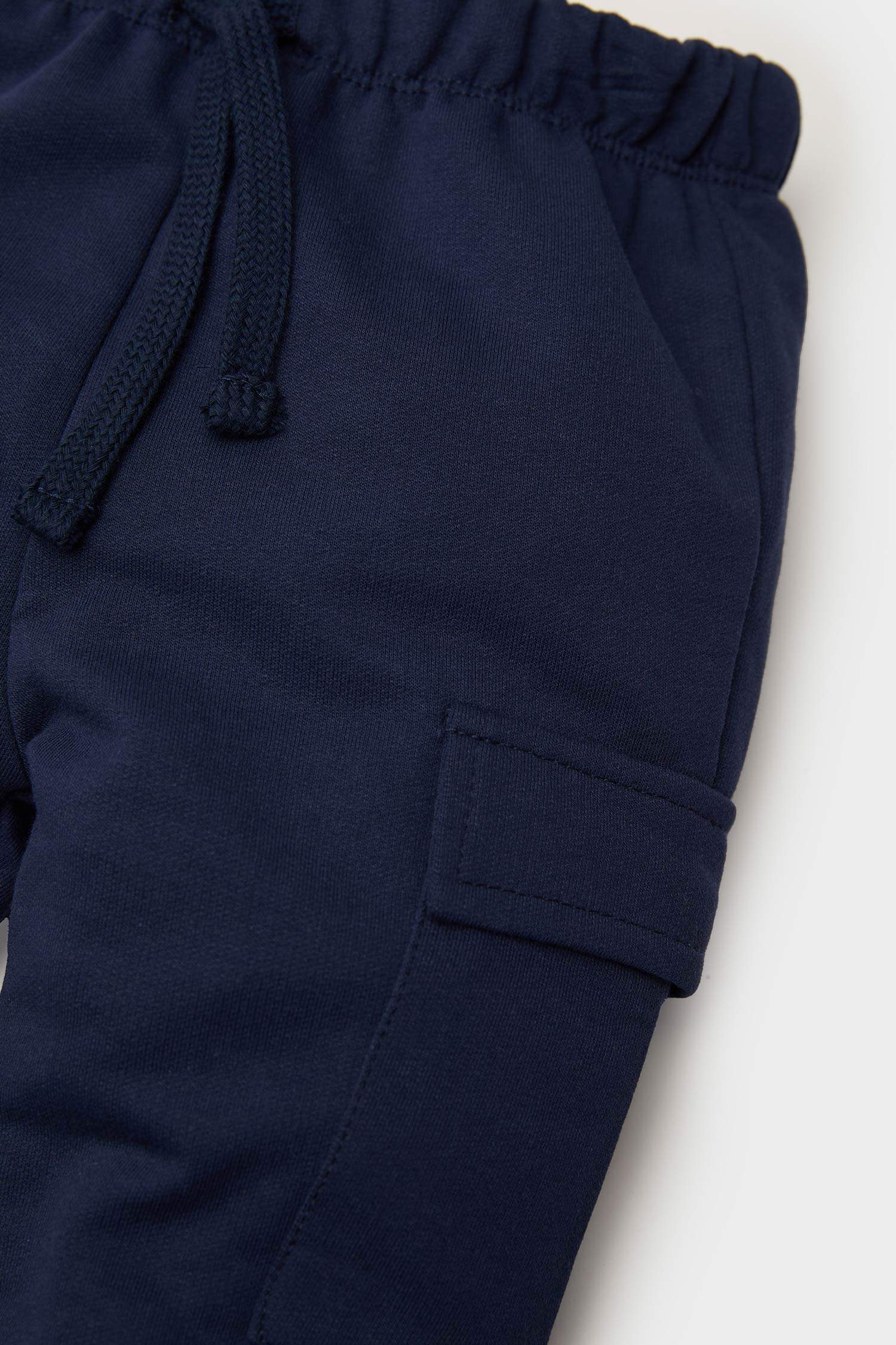 Erkek Bebek 2'li Takım Baskılı Kapüşonlu Kısa Kollu Sweatshirt Eşofman Altı