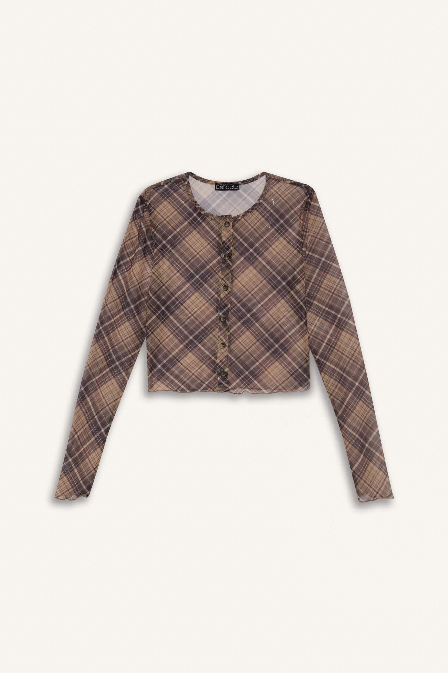 Slim Fit Crew Neck Long Sleeve T-Shirt