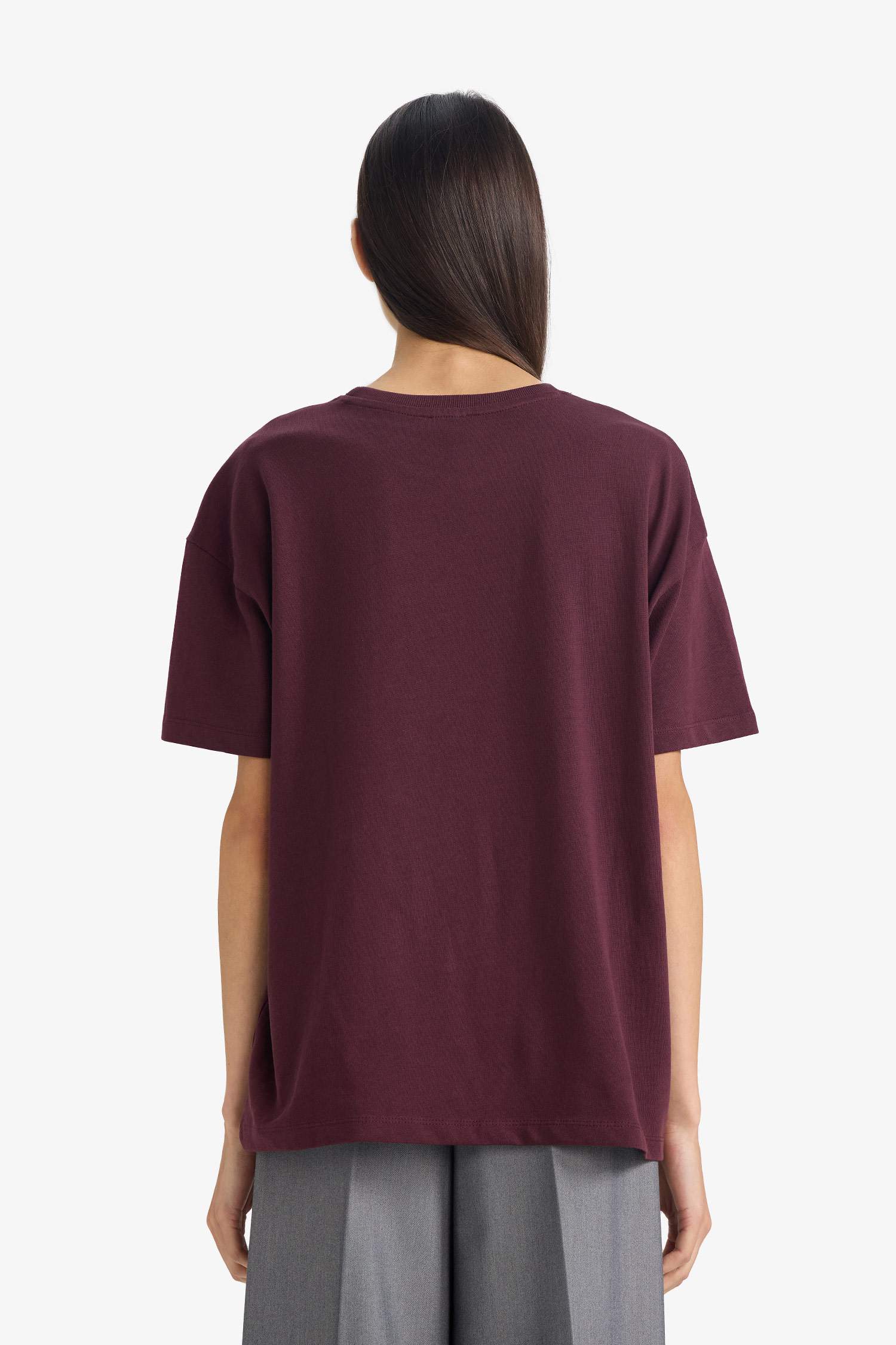 Футболка Oversize с круглым вырезом и коротким рукавом