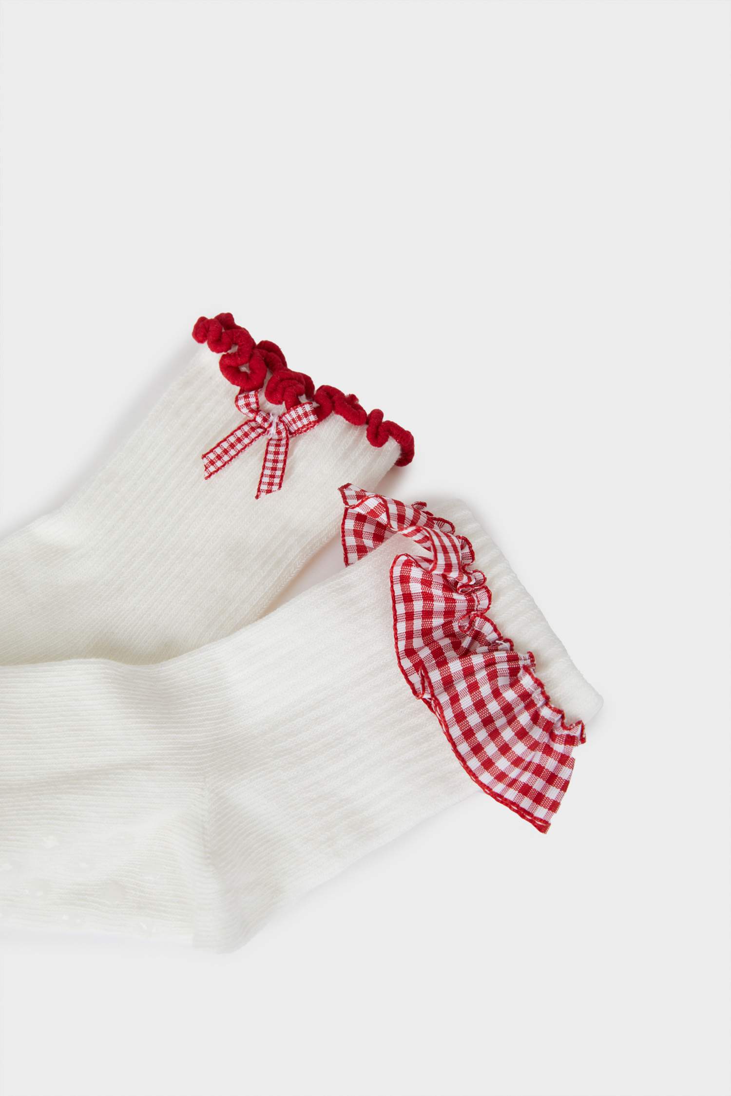 جوارب طويلة قطن بيبي بناتي - قطعتين