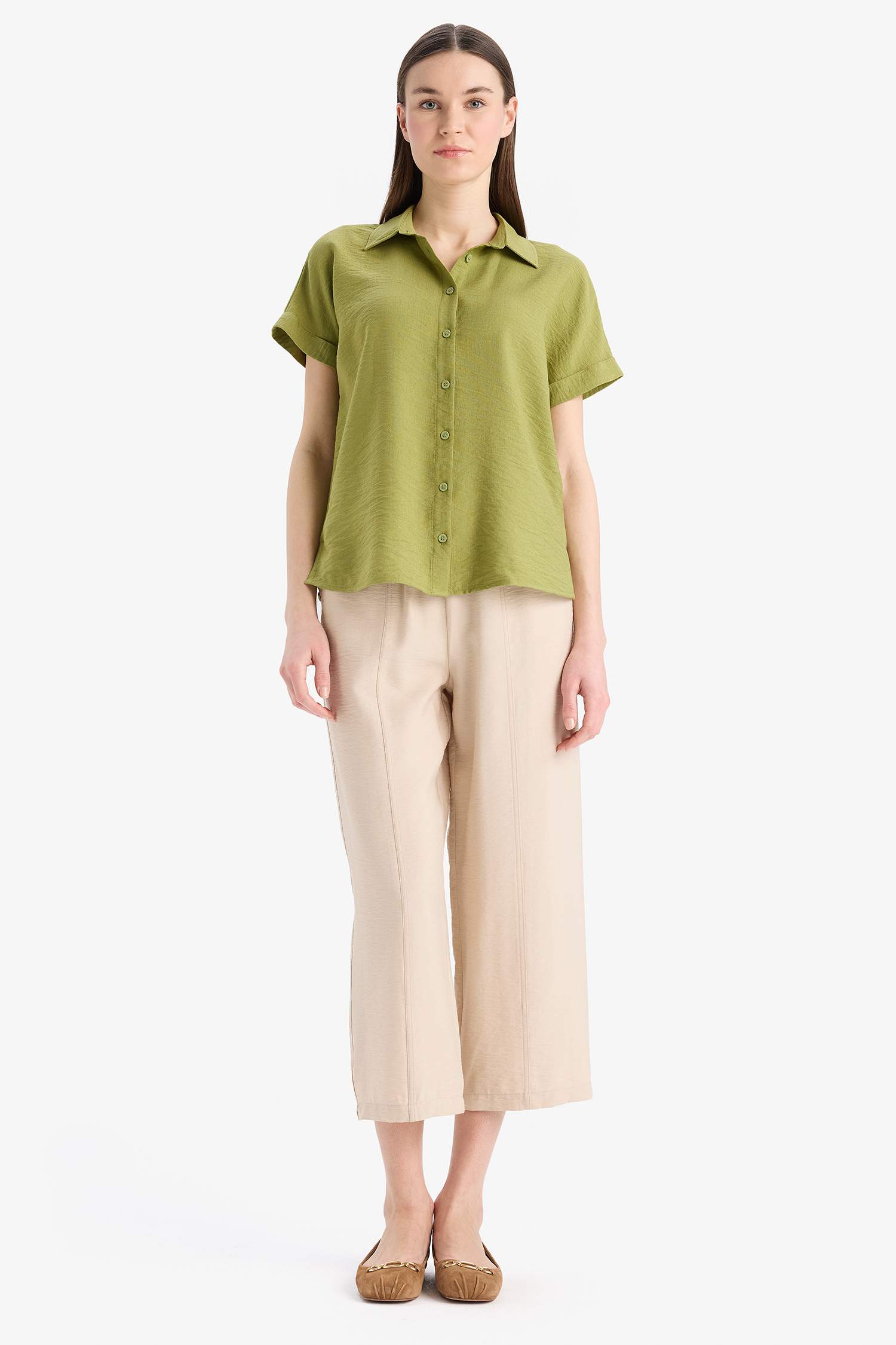 Chemise à manches courtes Coupe régulière