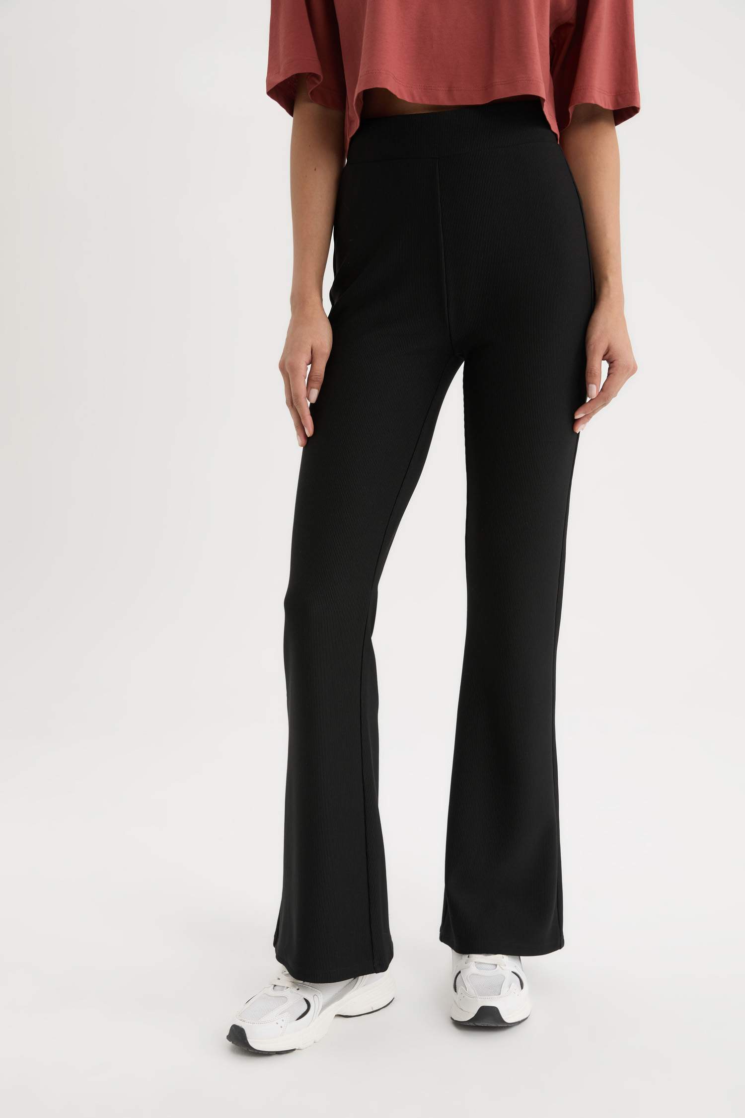 DeFactoFit Flare Fit Spanish Leg Standard Length Trousers