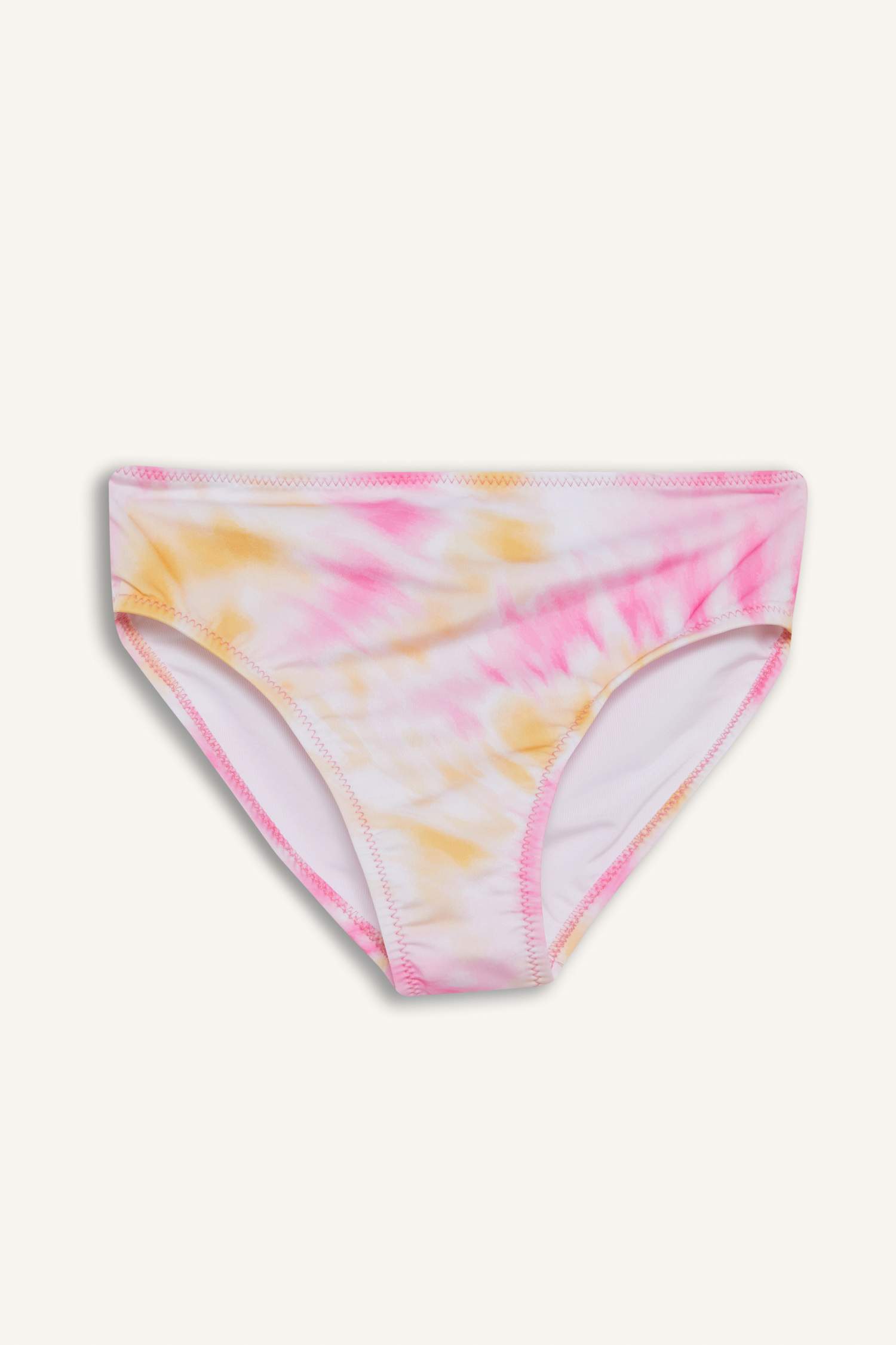 طقم بكيني بناتي تاي داي ملون - قطعتين