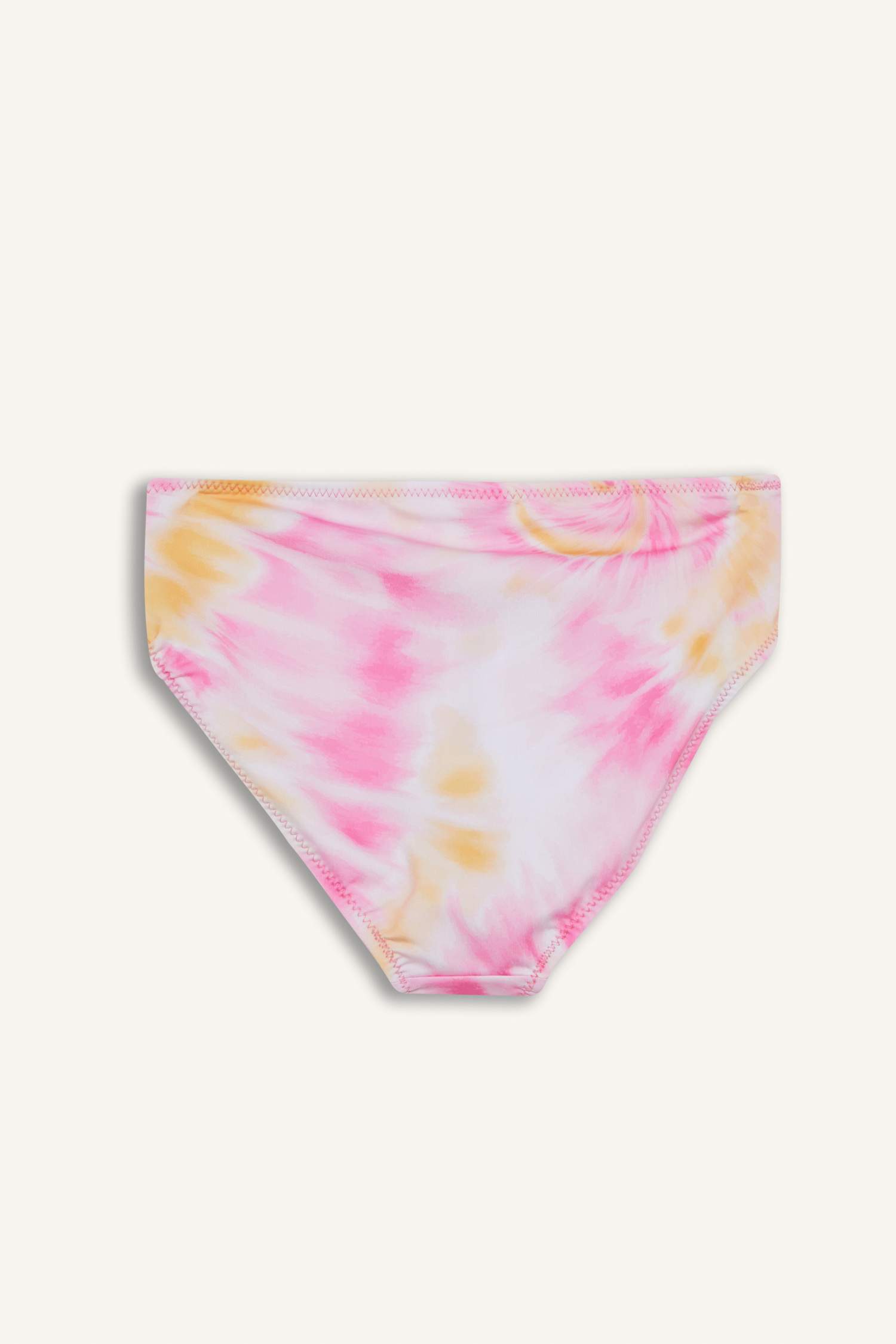 طقم بكيني بناتي تاي داي ملون - قطعتين