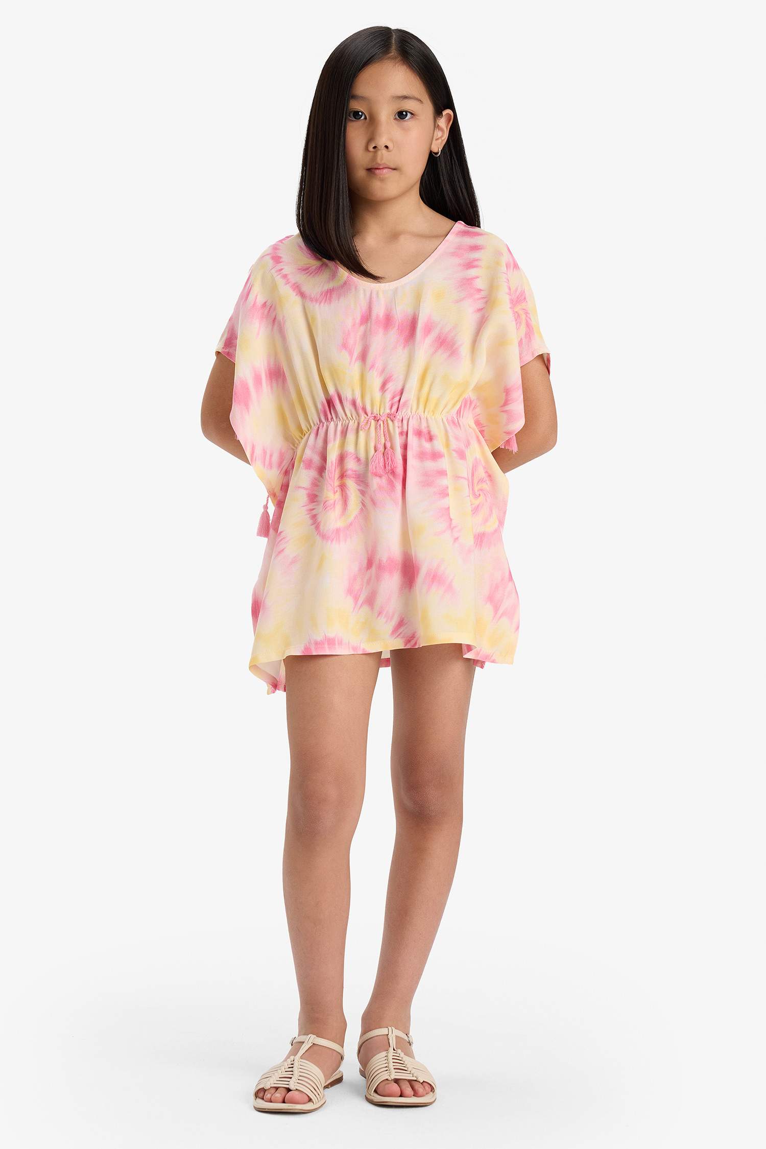 Girl Tie Die Beach Wear