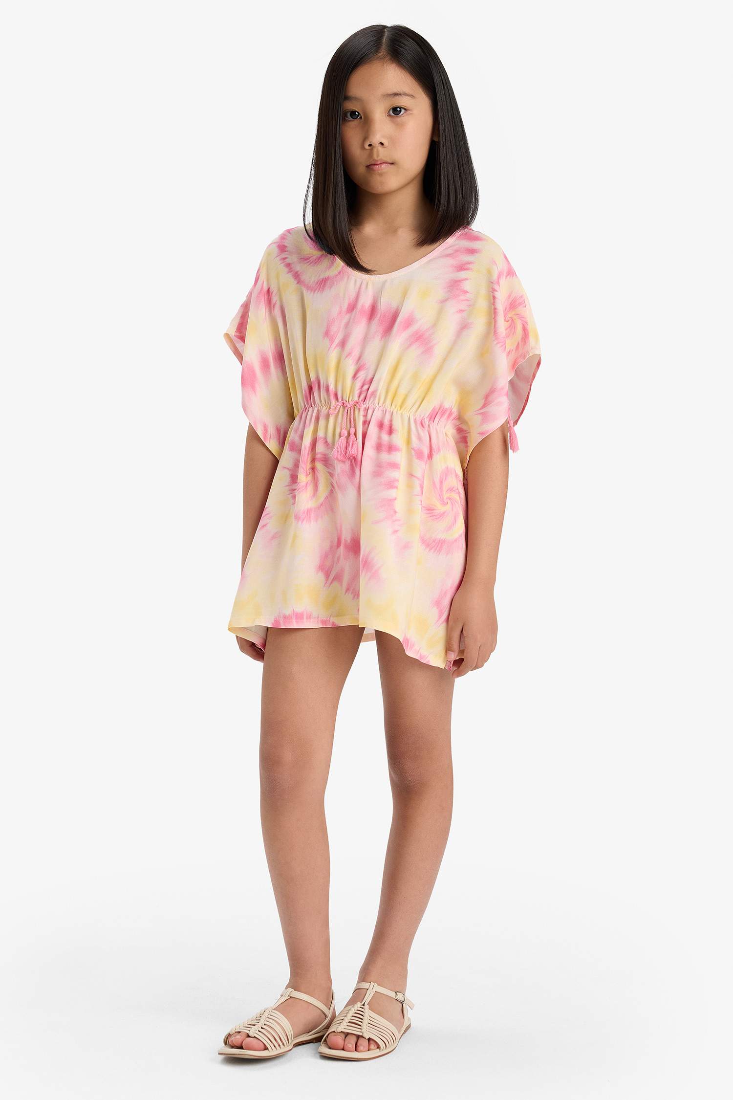 Girl Tie Die Beach Wear