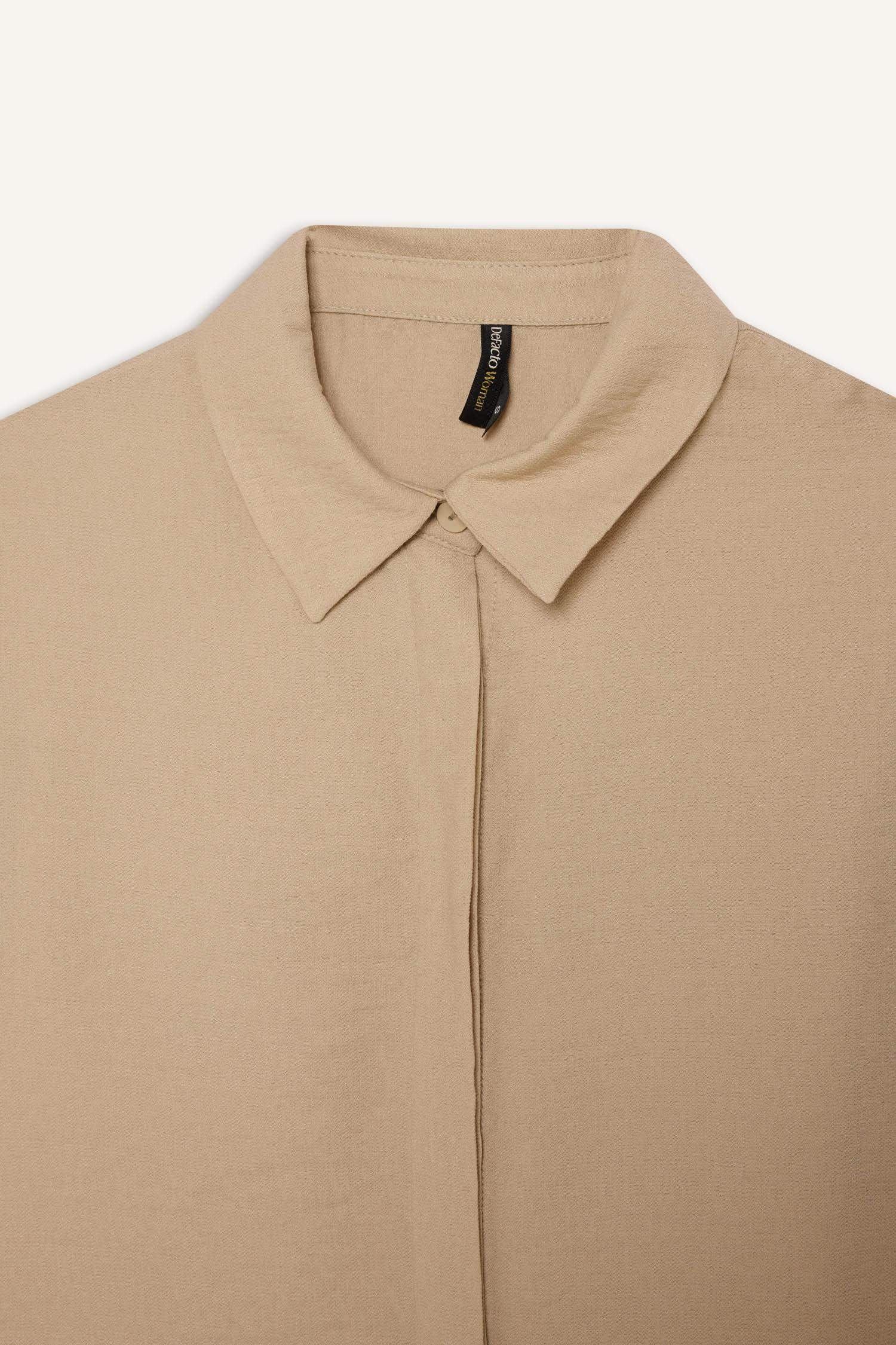 Regular Fit Basic Düz Yarım Kollu Gömlek