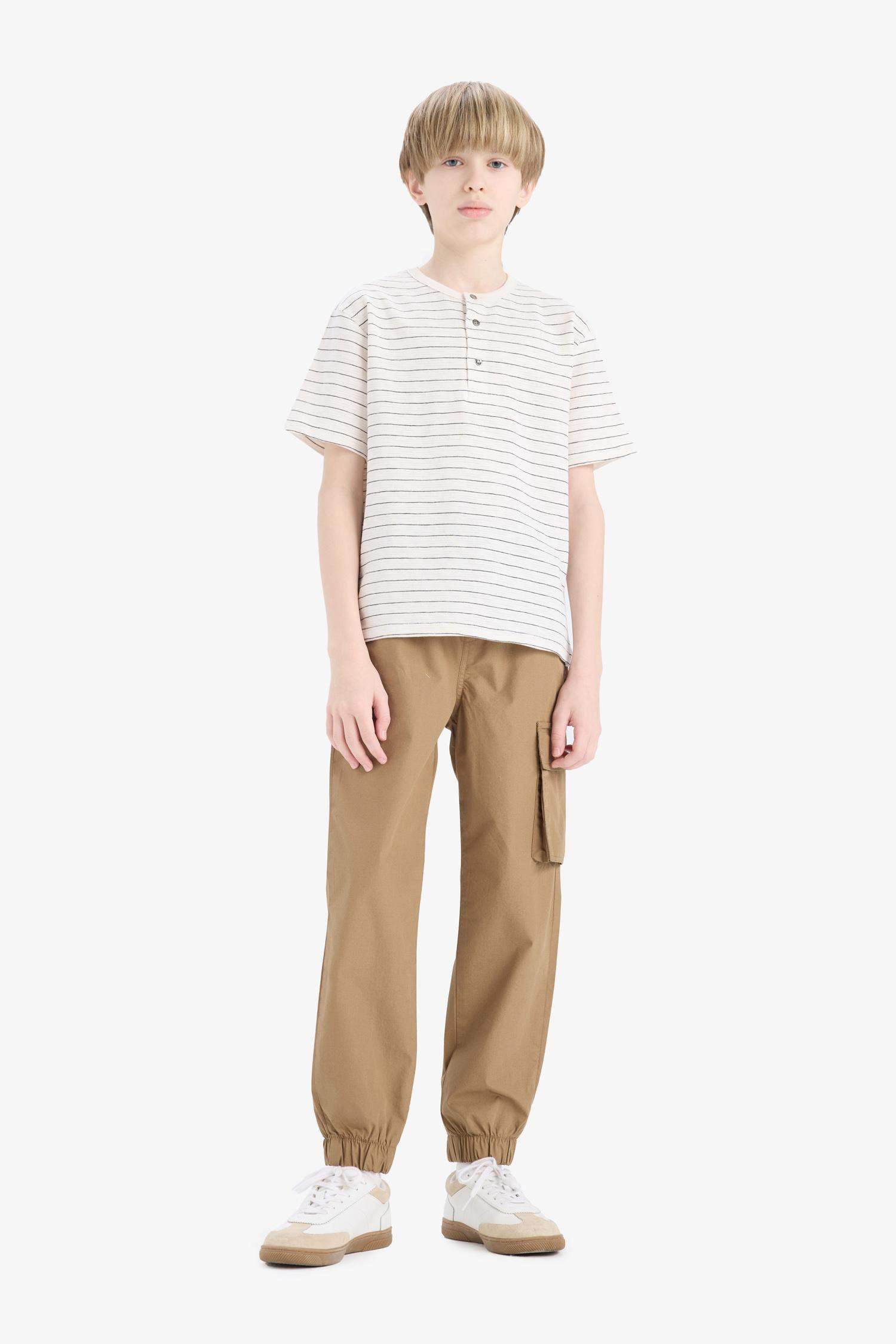 Boy Cargo Jogger Parachute Trousers