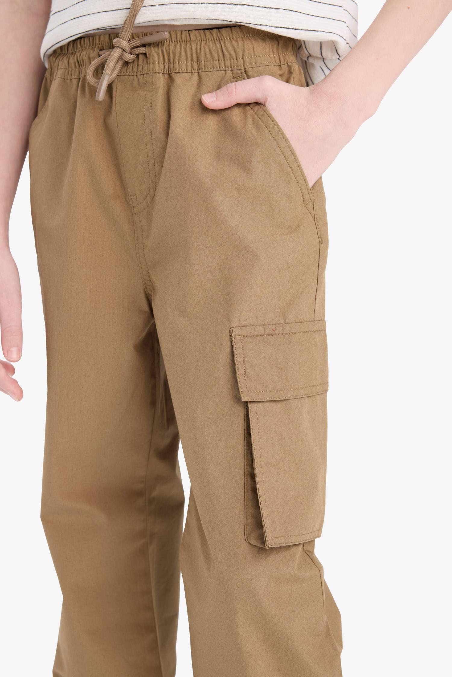 Boy Cargo Jogger Parachute Trousers