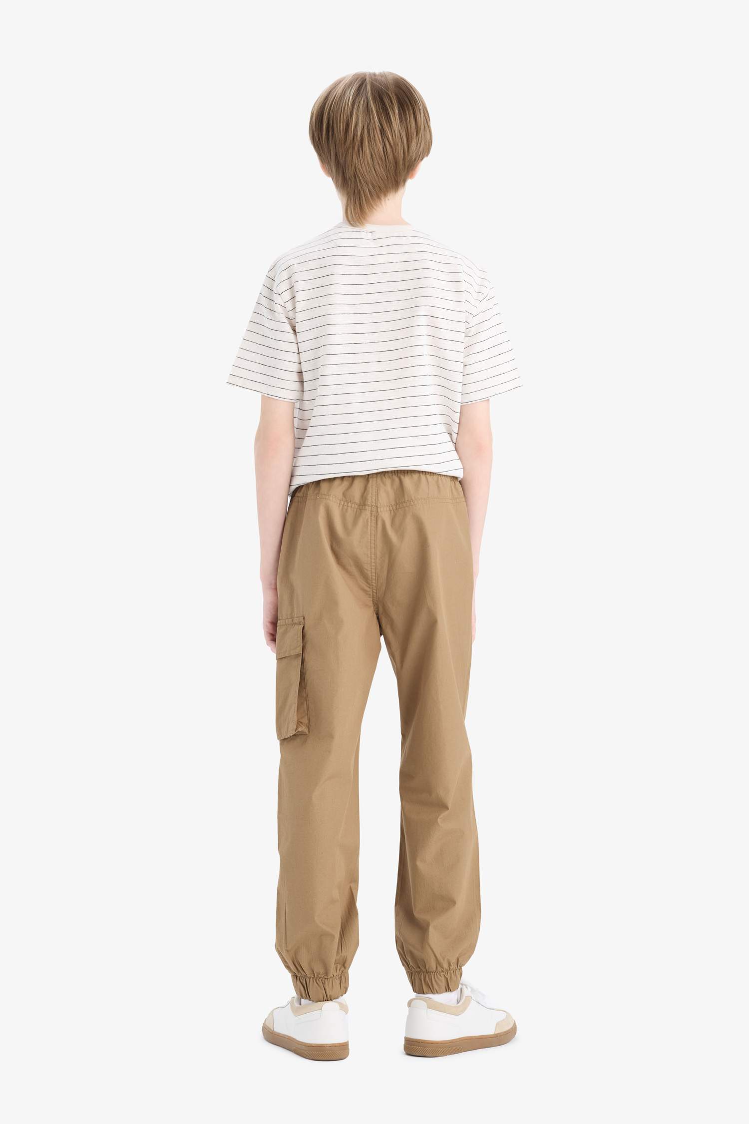 Boy Cargo Jogger Parachute Trousers