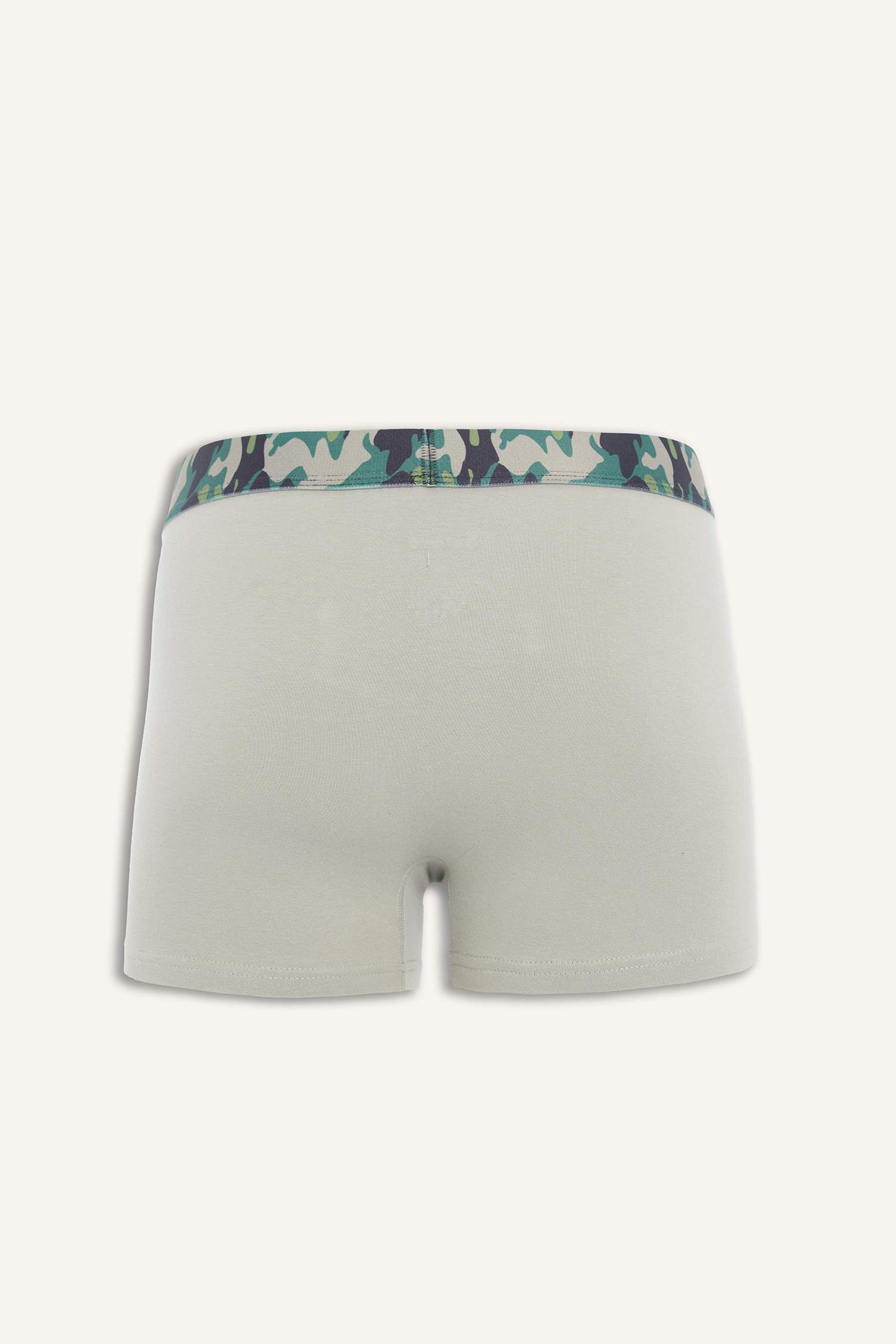 Regular Fit Camouflage Patterned 3 Piece Boxers