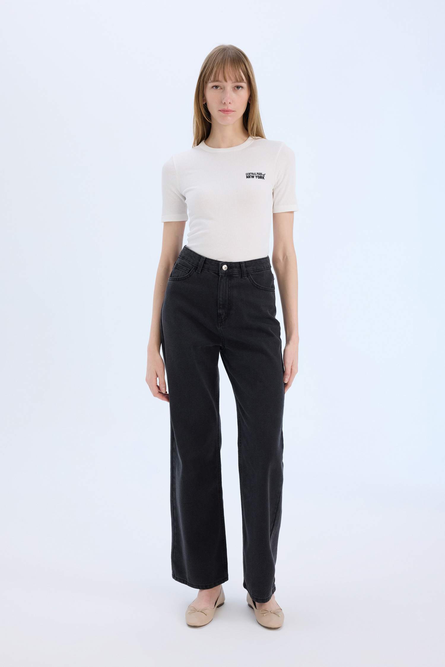 Slim Fit Crew Neck Printed Casual T-Shirt