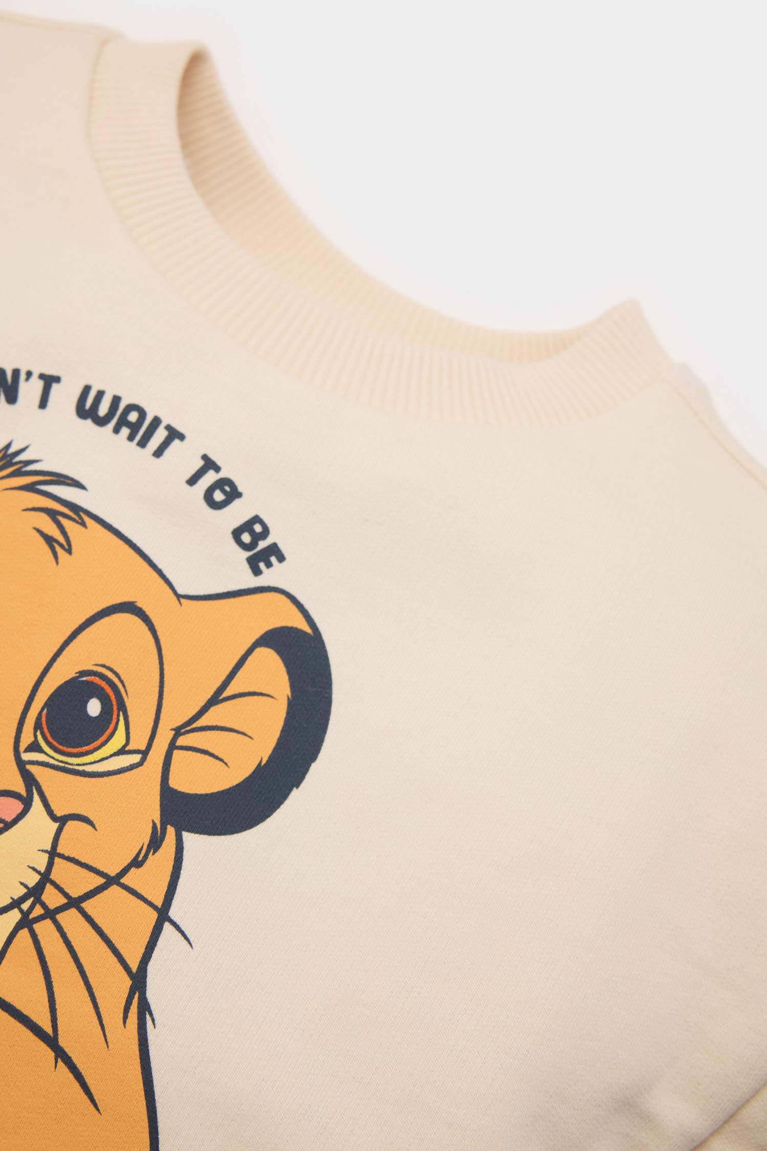 Erkek Bebek Disney Lion King 2'li Takım Sweatshirt Beli Lastikli Eşofman Altı