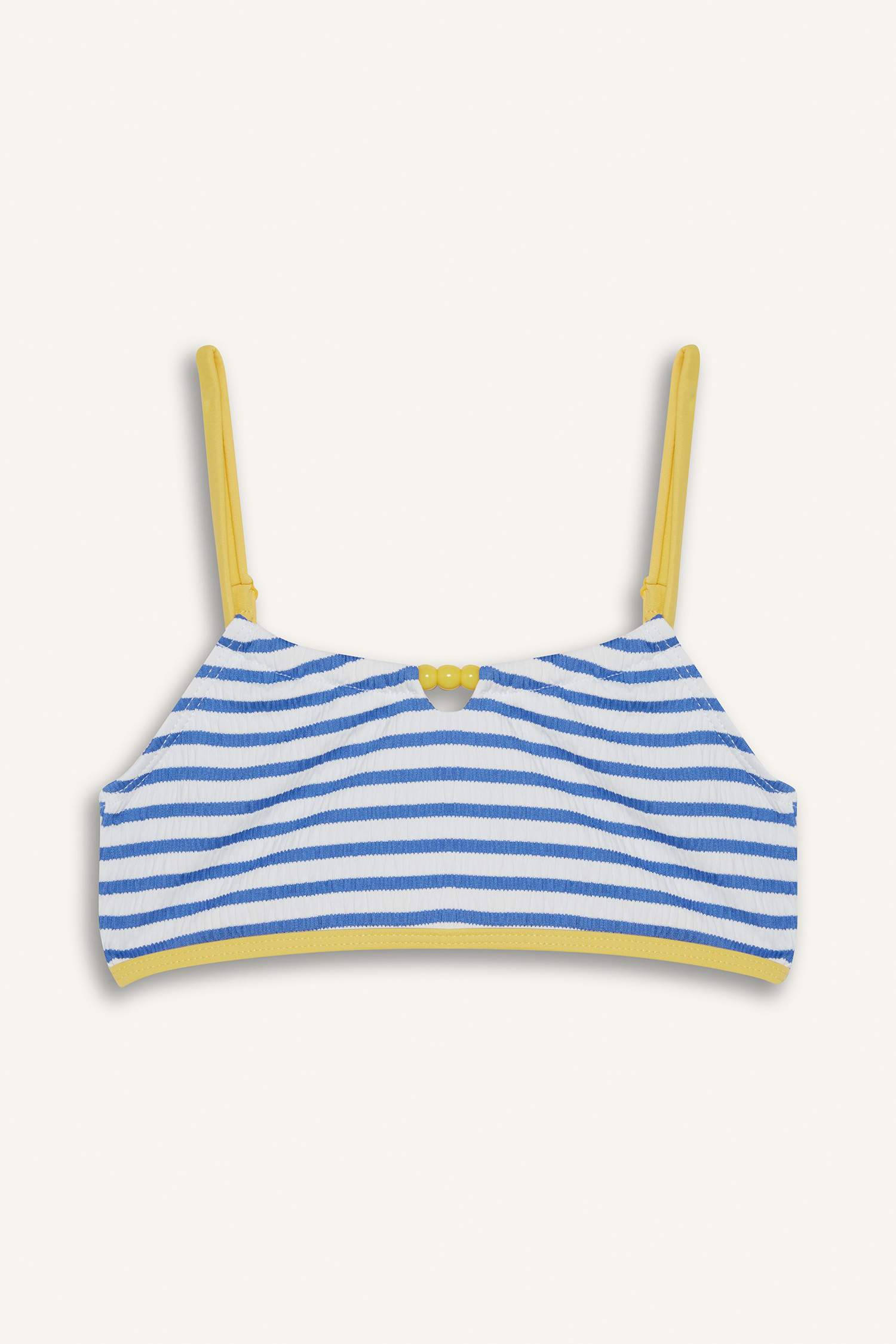 طقم بيكيني بنات مخطط من قطعتين