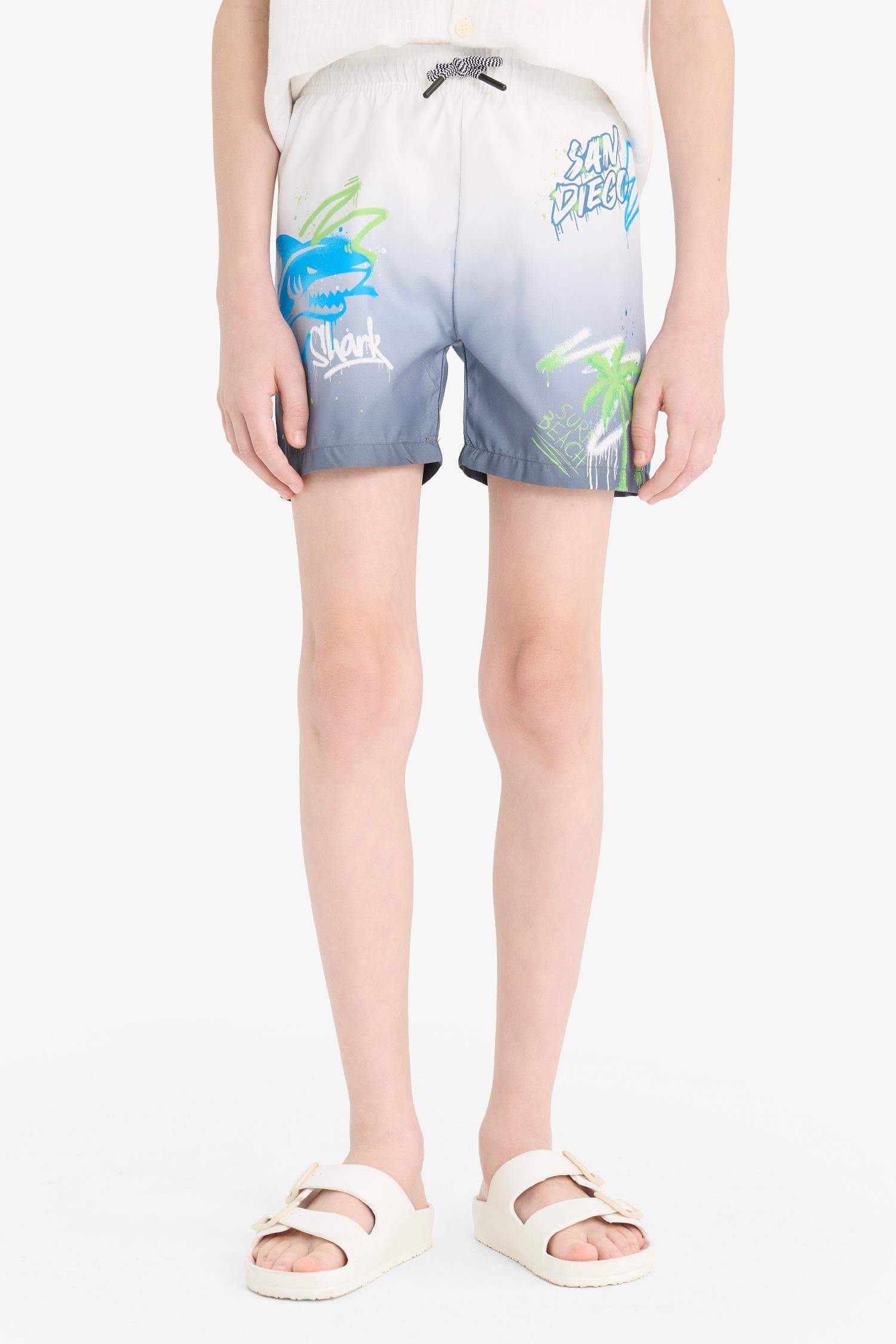 شورت بحر اولادي رمادي