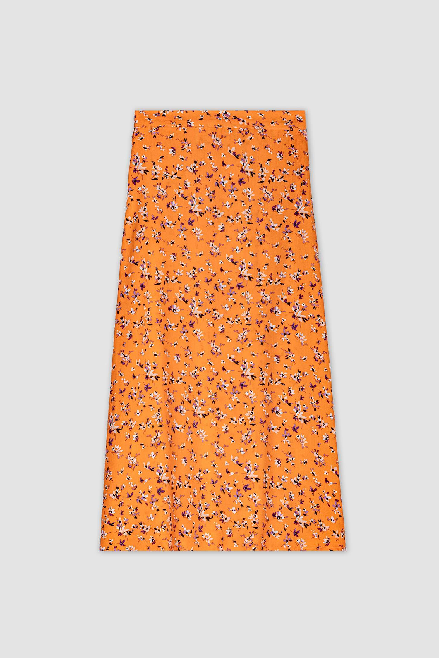 A Line Floral Midi Skirt