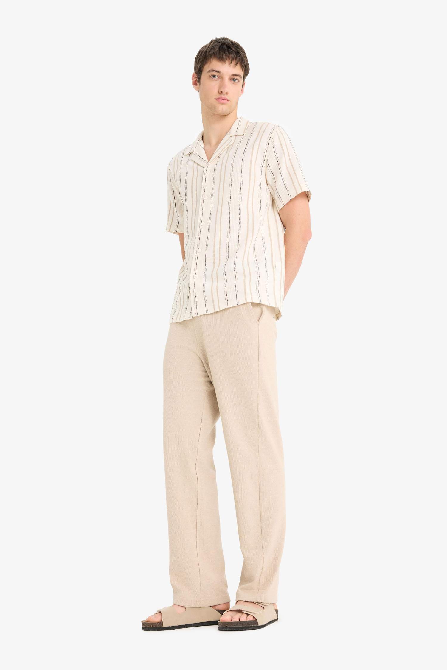 Beli Bağcıklı Wide Leg Geniş Paça Eşofman Altı