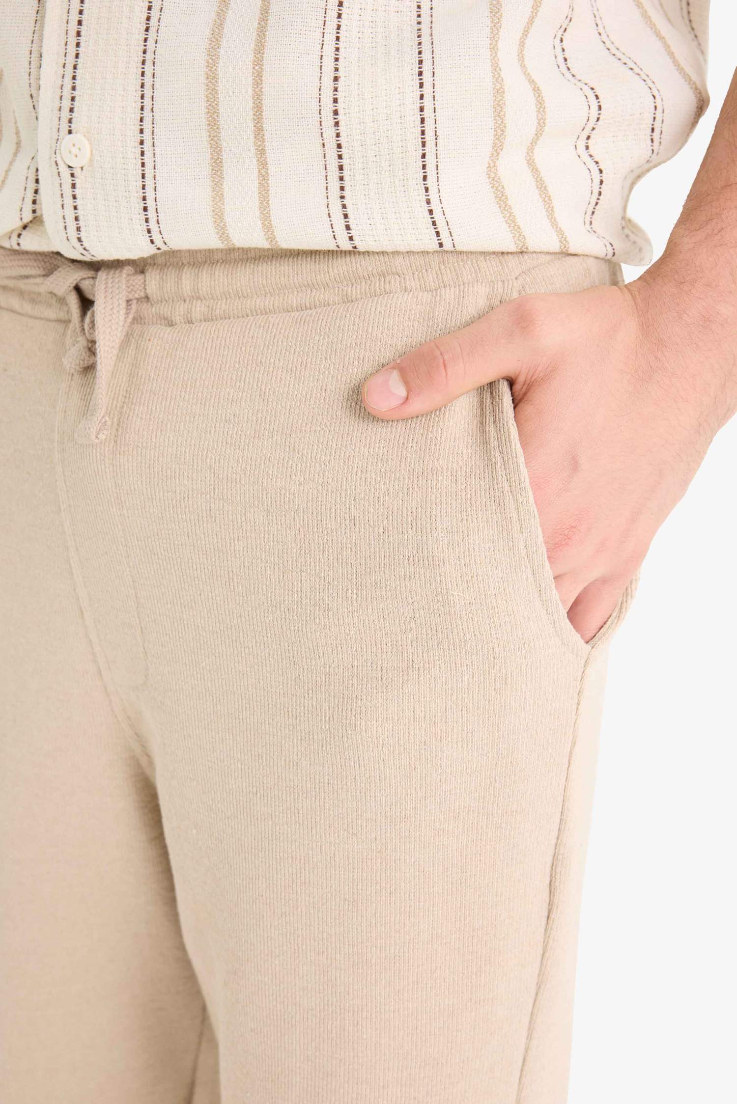 Beli Bağcıklı Wide Leg Geniş Paça Eşofman Altı