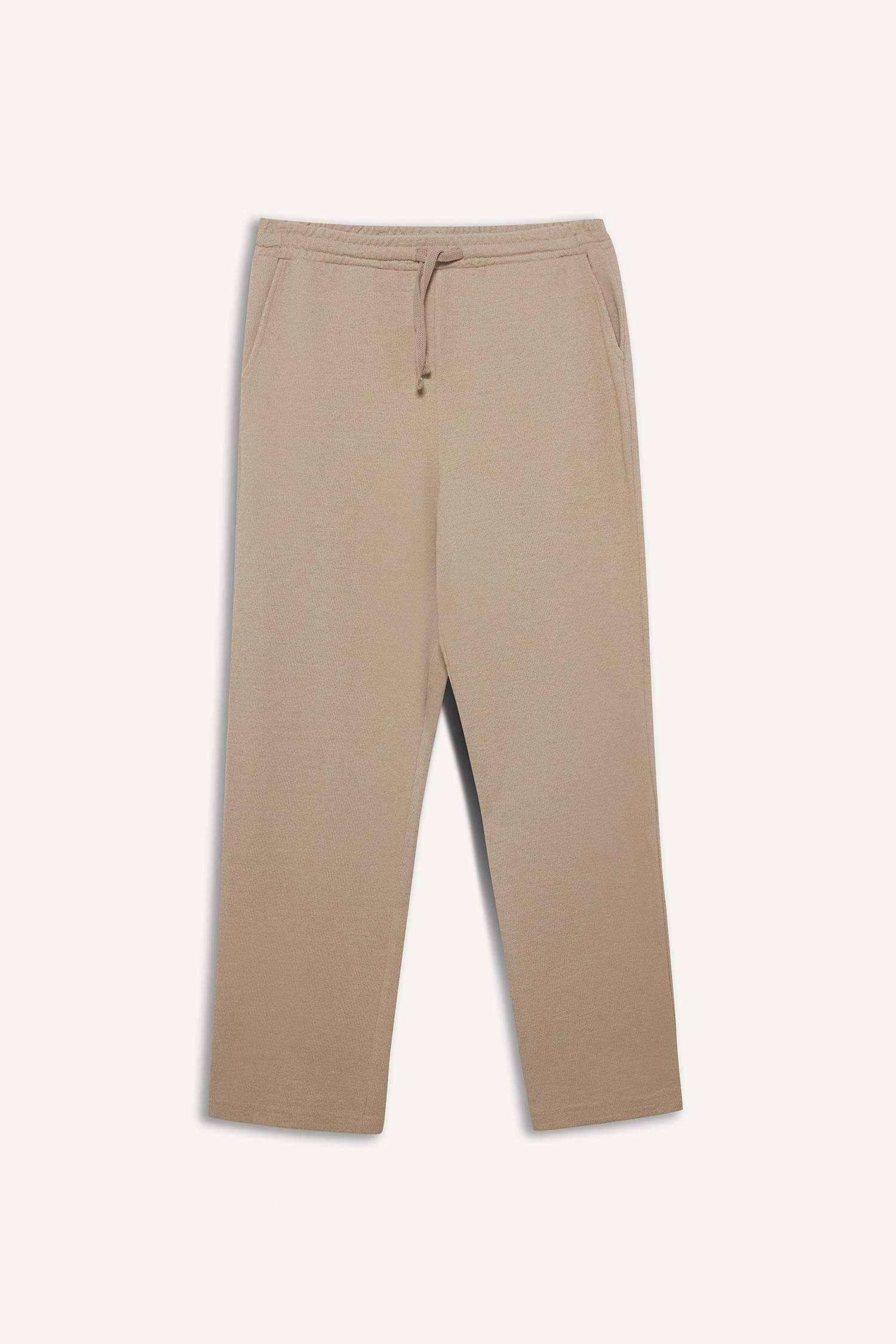 Beli Bağcıklı Wide Leg Geniş Paça Eşofman Altı