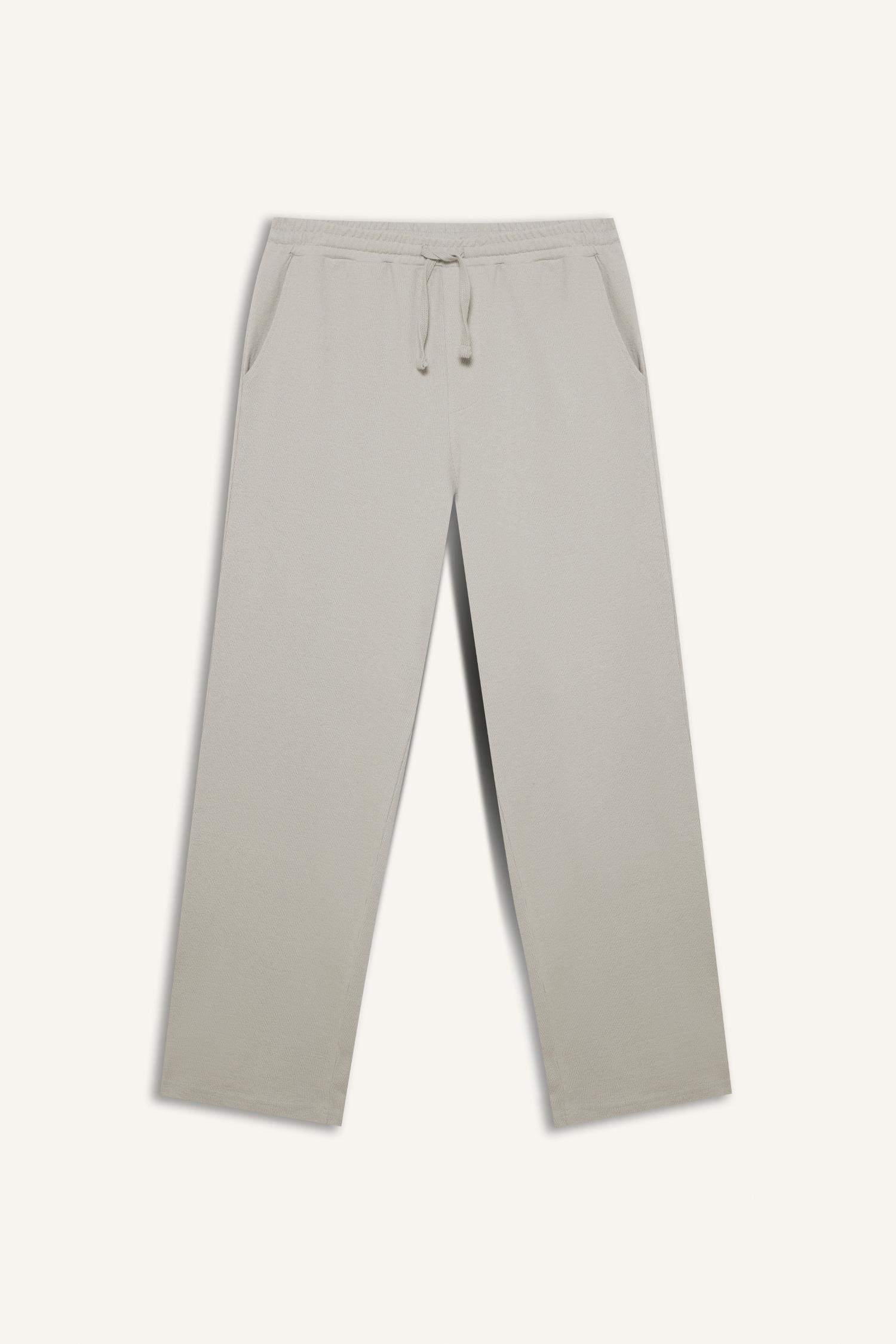 Beli Bağcıklı Wide Leg Geniş Paça Eşofman Altı