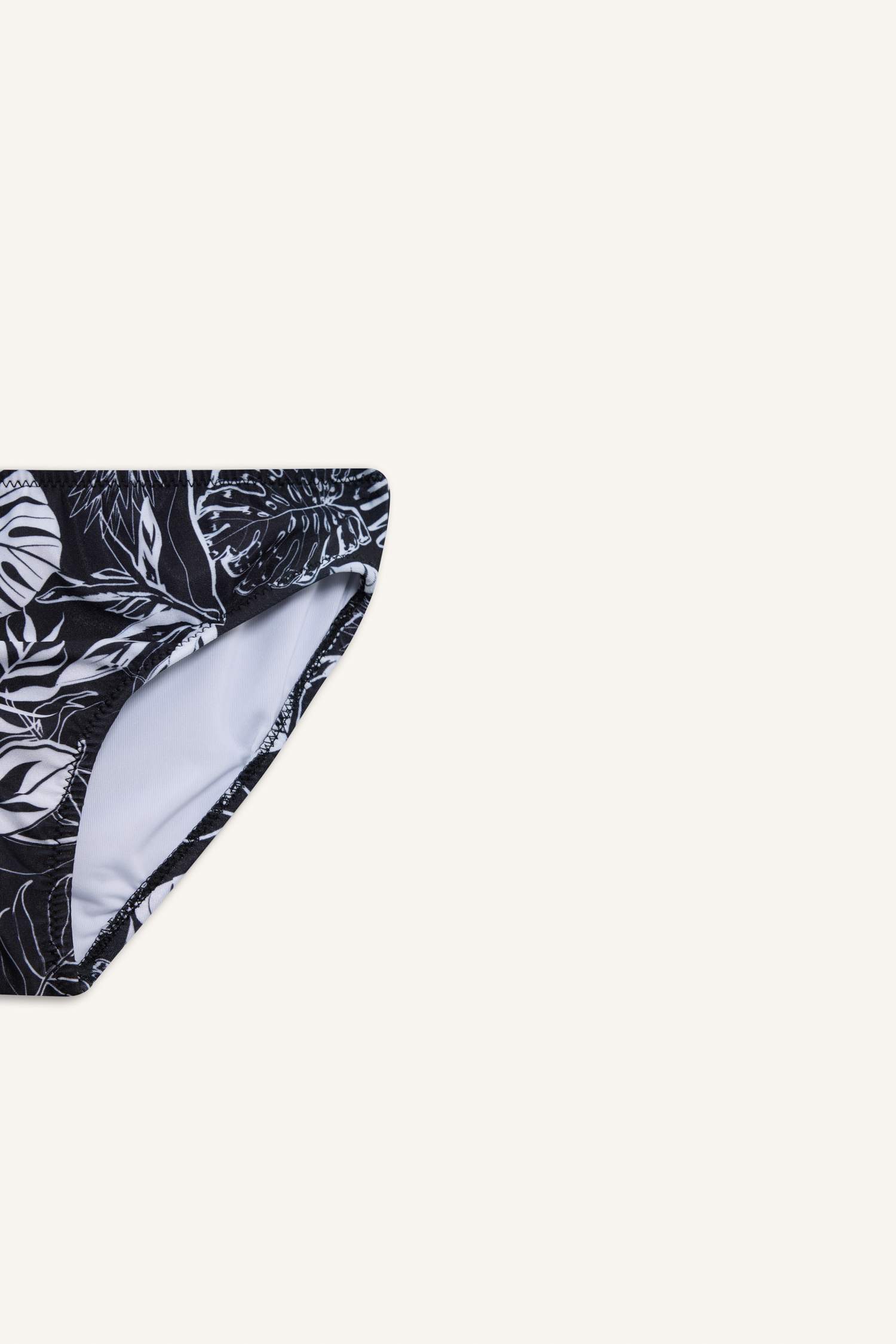 طقم بكيني بناتي فلورال - قطعتين