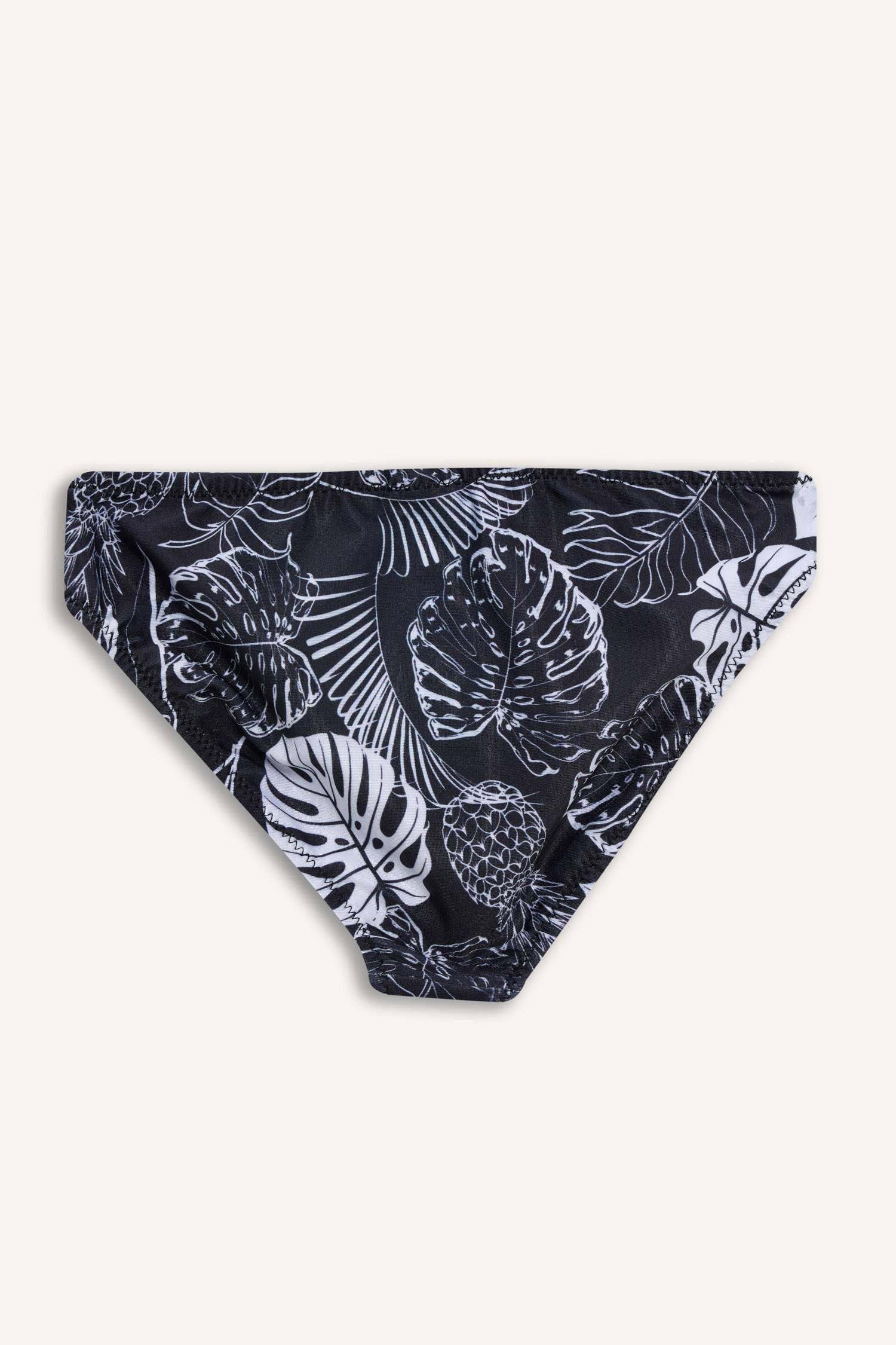 طقم بكيني بناتي فلورال - قطعتين