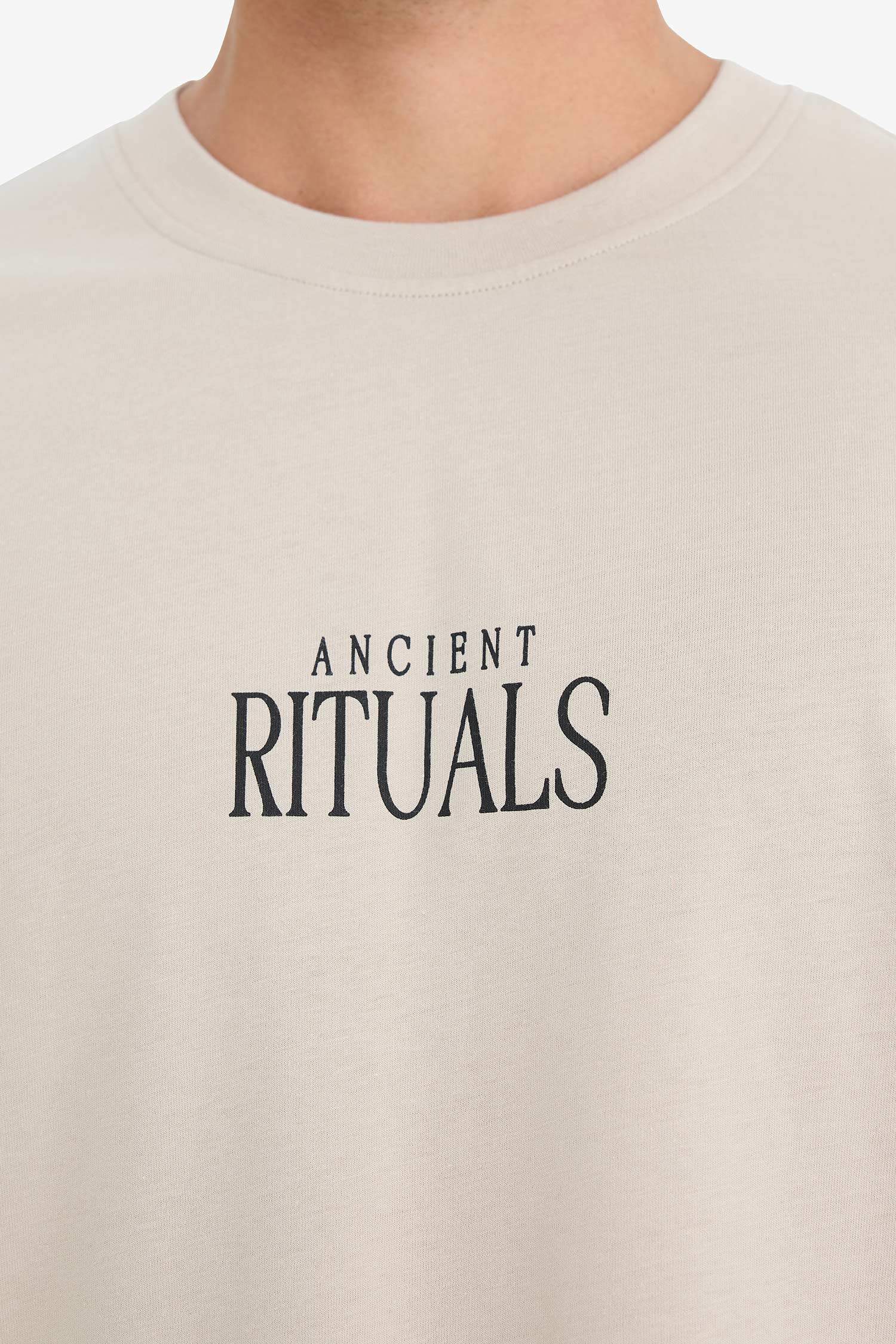 Boxy Fit Crew Neck Short Sleeve T-Shirt