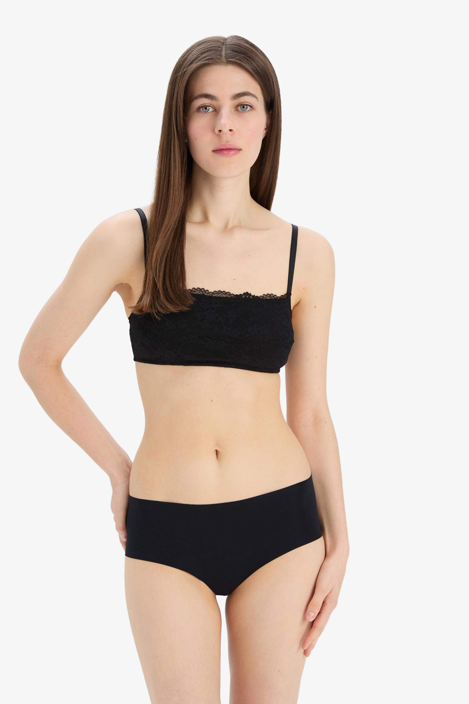 Floral Kapsız Dantelli Bra-Fall in Love