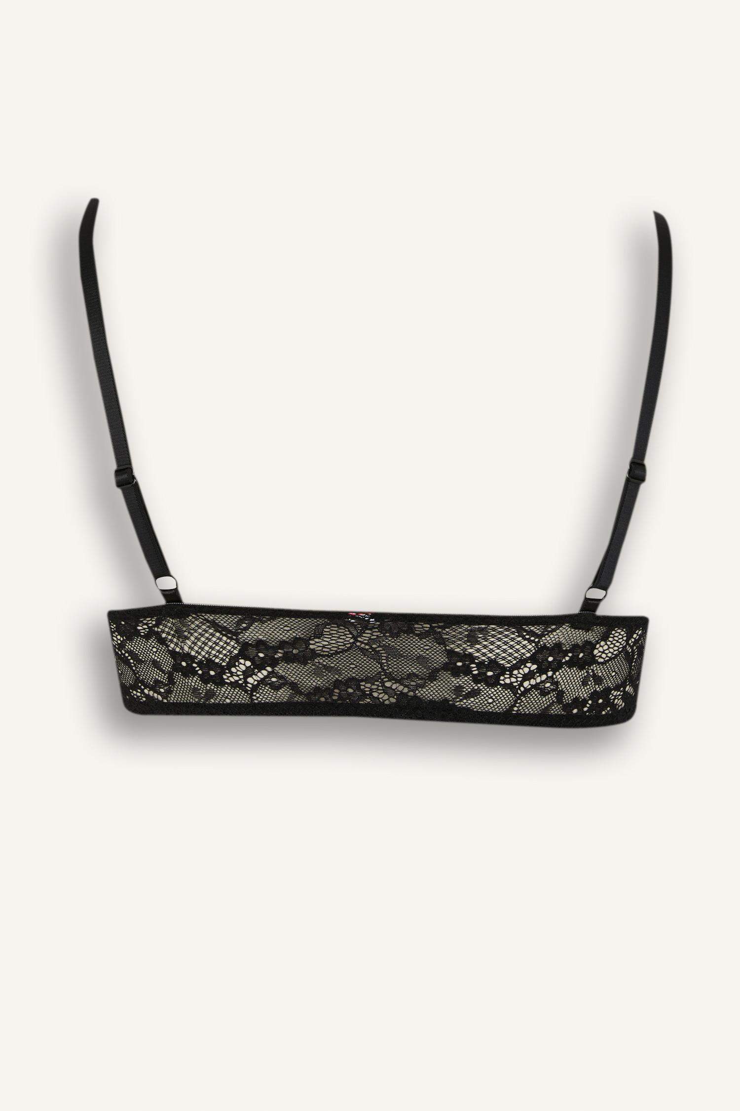 Floral Kapsız Dantelli Bra-Fall in Love